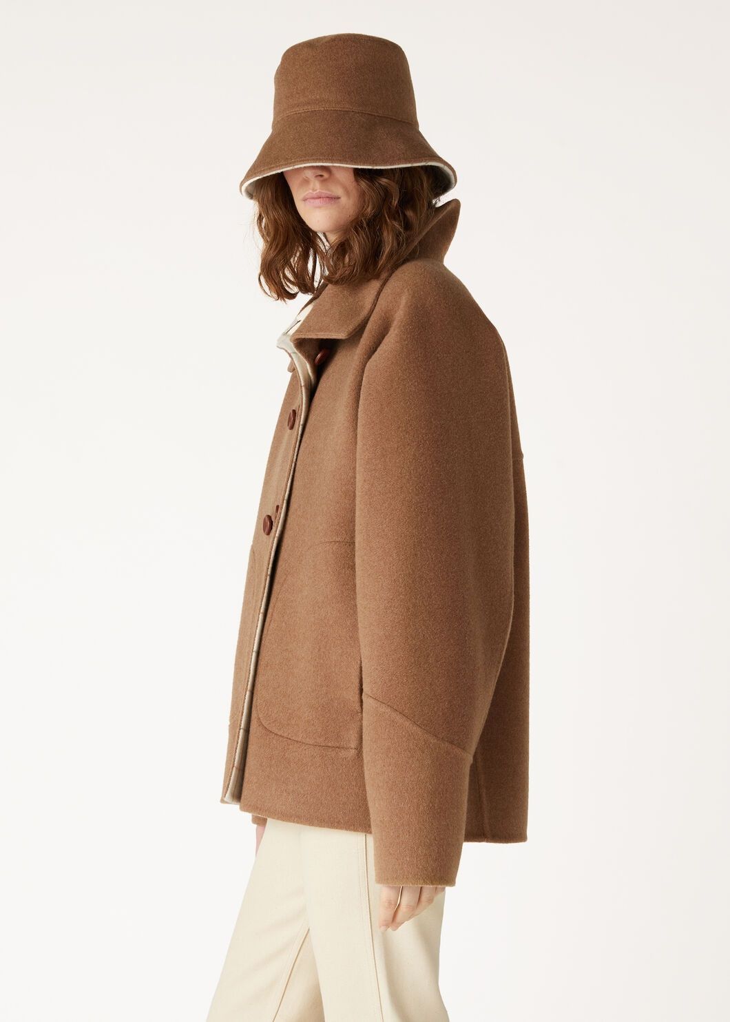 Loro Piana o1w1db10825 FAO3298 Camden Peacoat in Brown Size S / US 4 / IT 40 - 4 Thumbnail