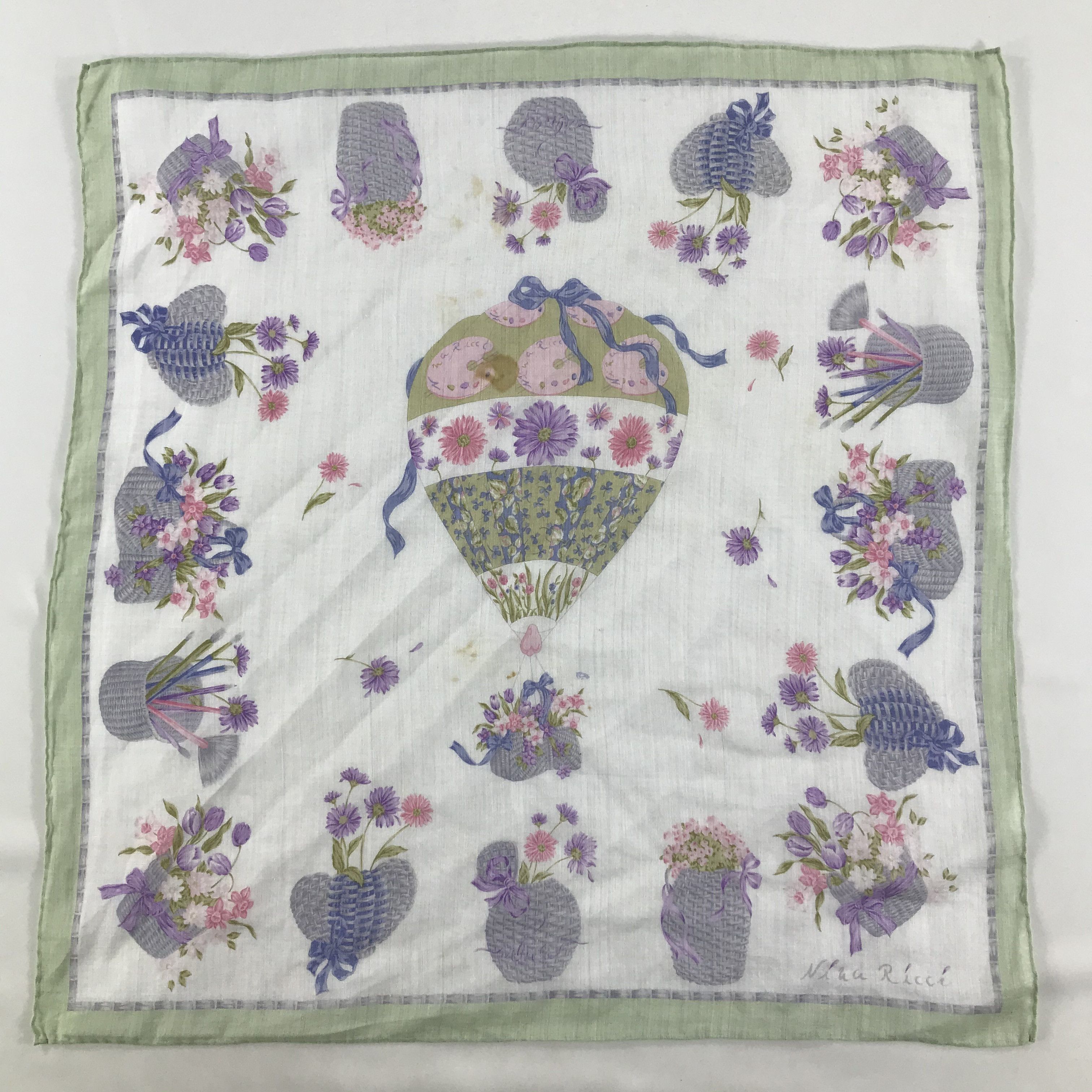 Nina Ricci × Vintage Nina Ricci Bandana / Handkerchief / Neckerchief - S1753 Size ONE SIZE - 1 Thumbnail