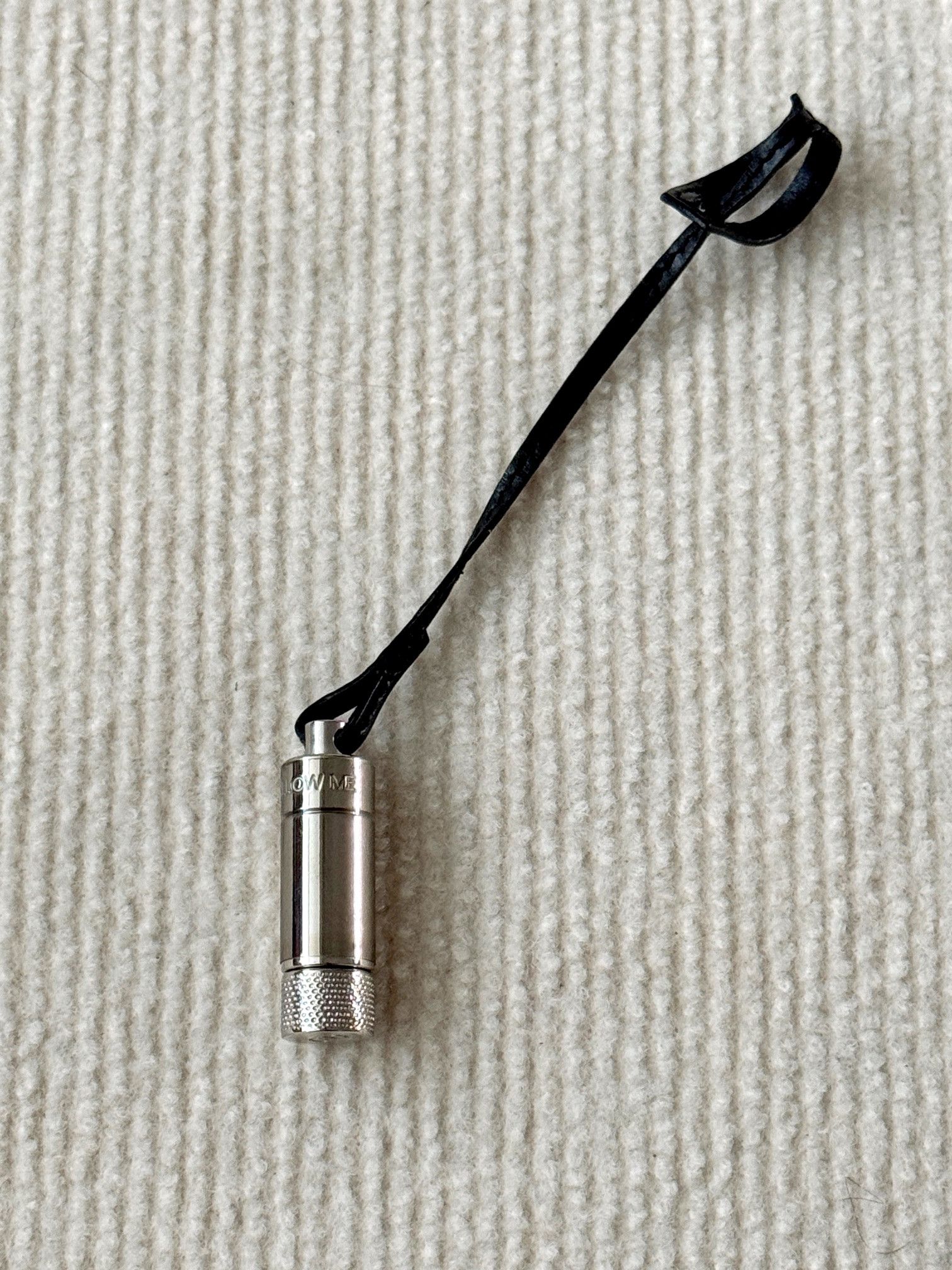 Dior × Hedi Slimane Dior Homme SS05 Microphone Silver Necklace