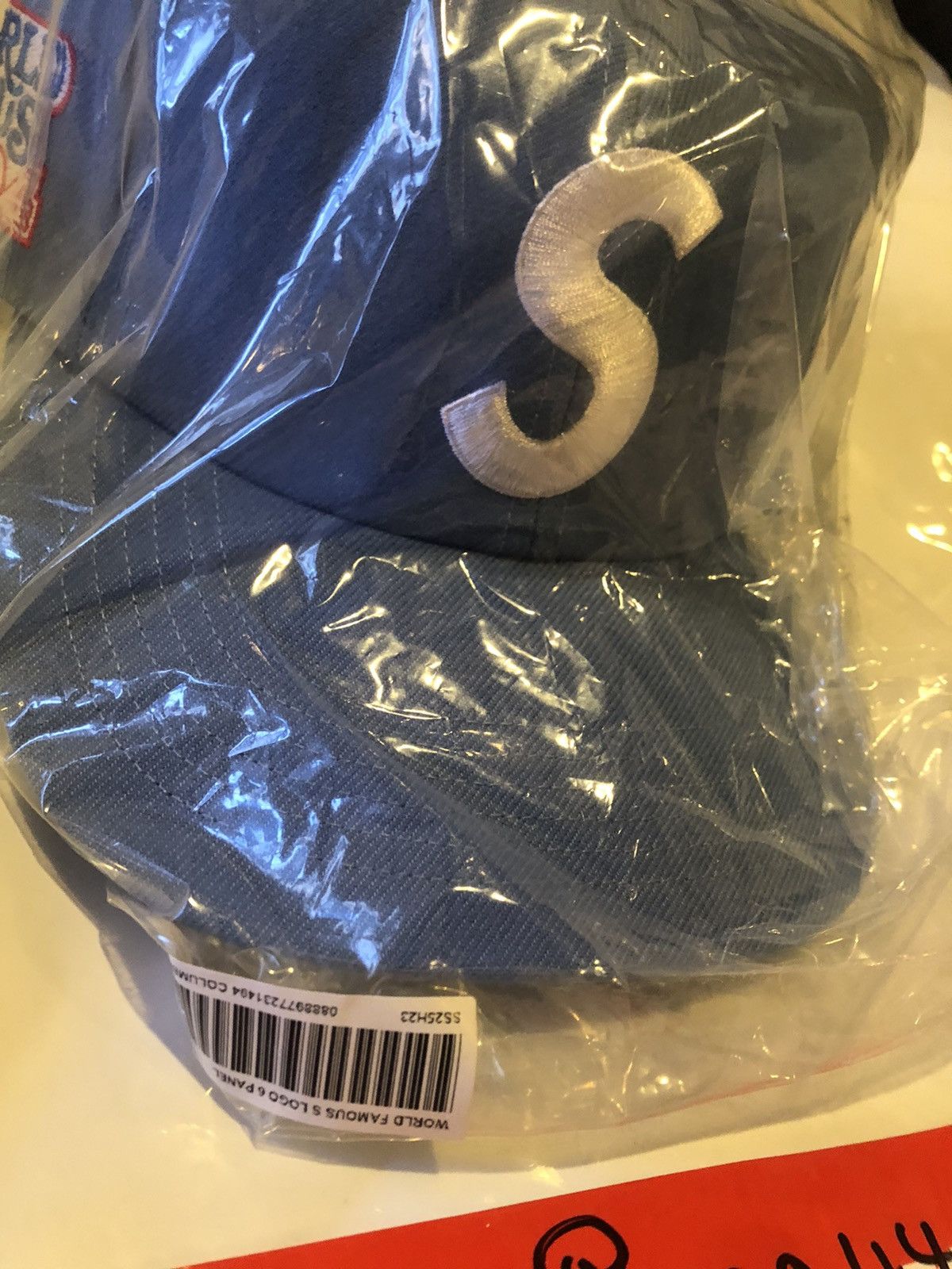 Supreme SS25 World Famous S Logo 6 Panel Cap Baby Blue Size ONE SIZE - 2 Thumbnail