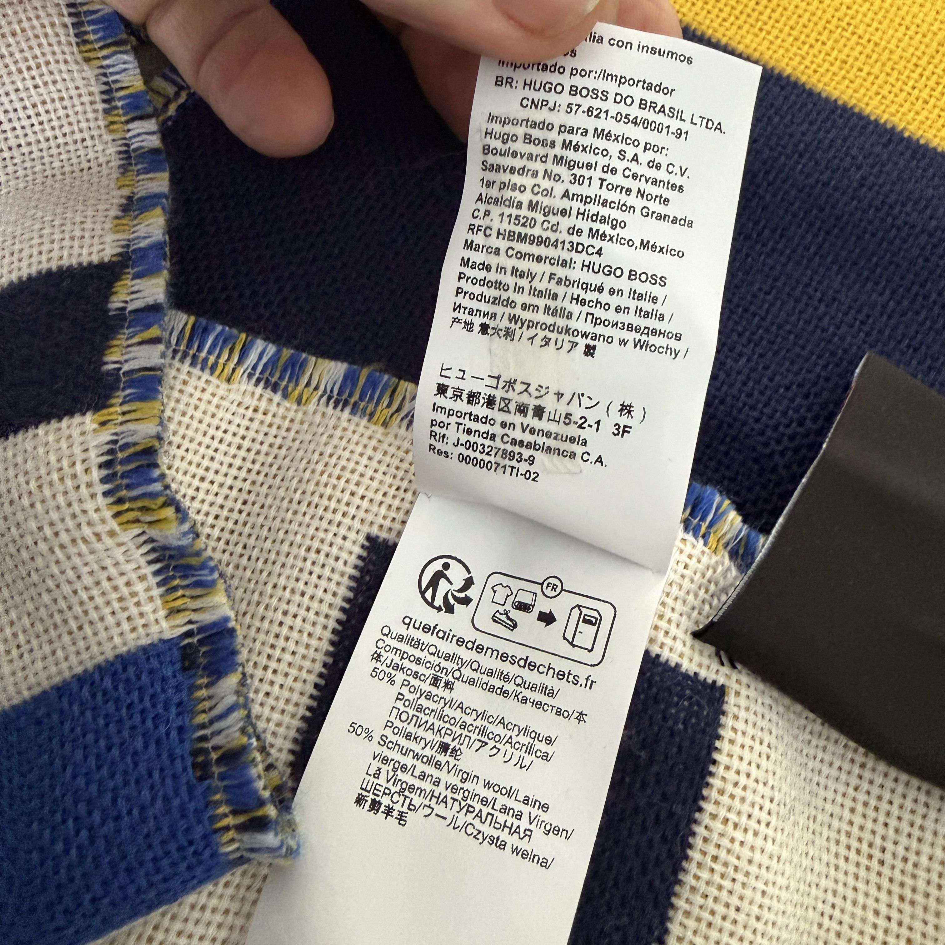 Hugo Boss Hugo Boss X NFL RAMS Scarf, Wool-blend, Made in Italy Size ONE SIZE - 7 Thumbnail