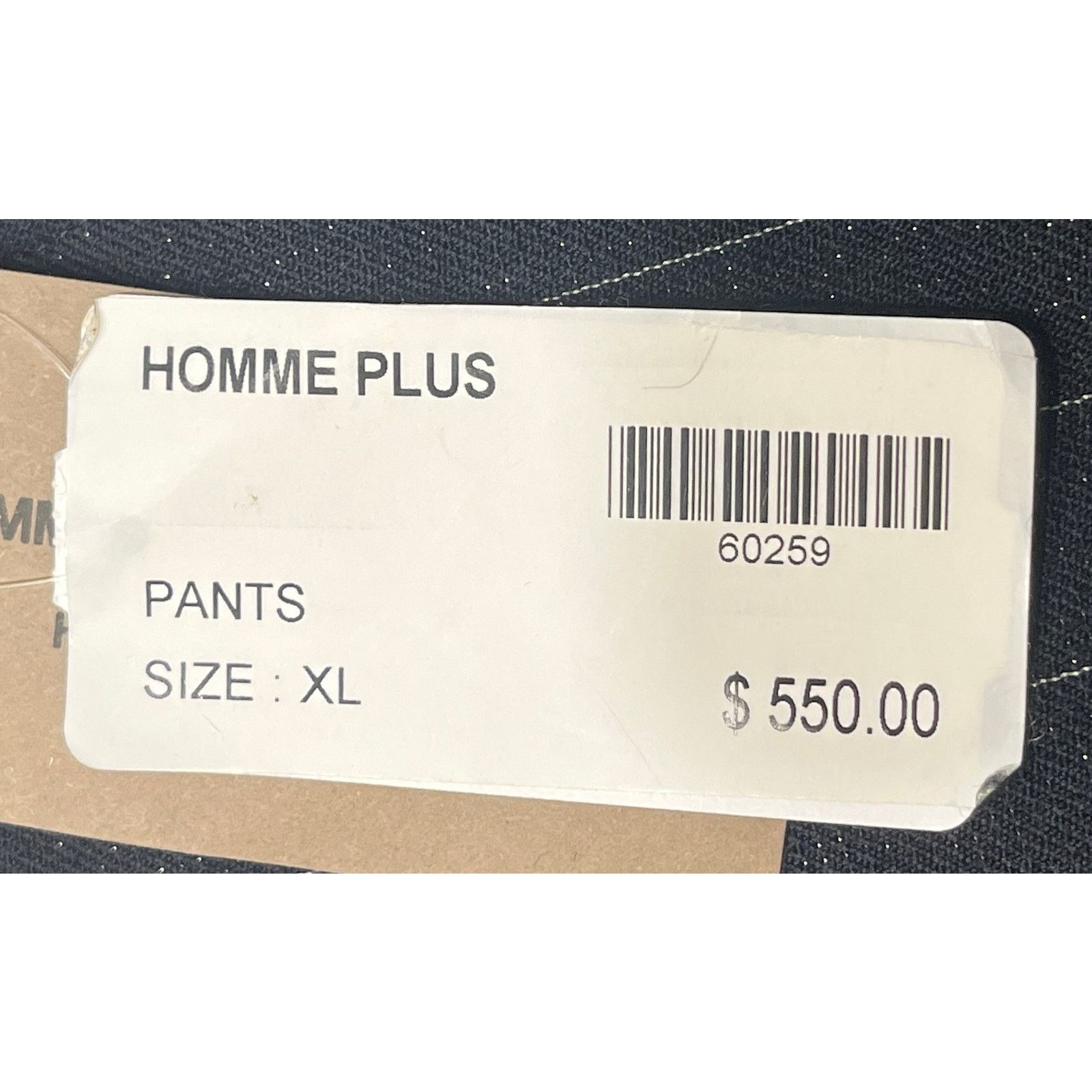 9-30 COMME DES GARCONS Men's Trousers Pin Stripe Black XL