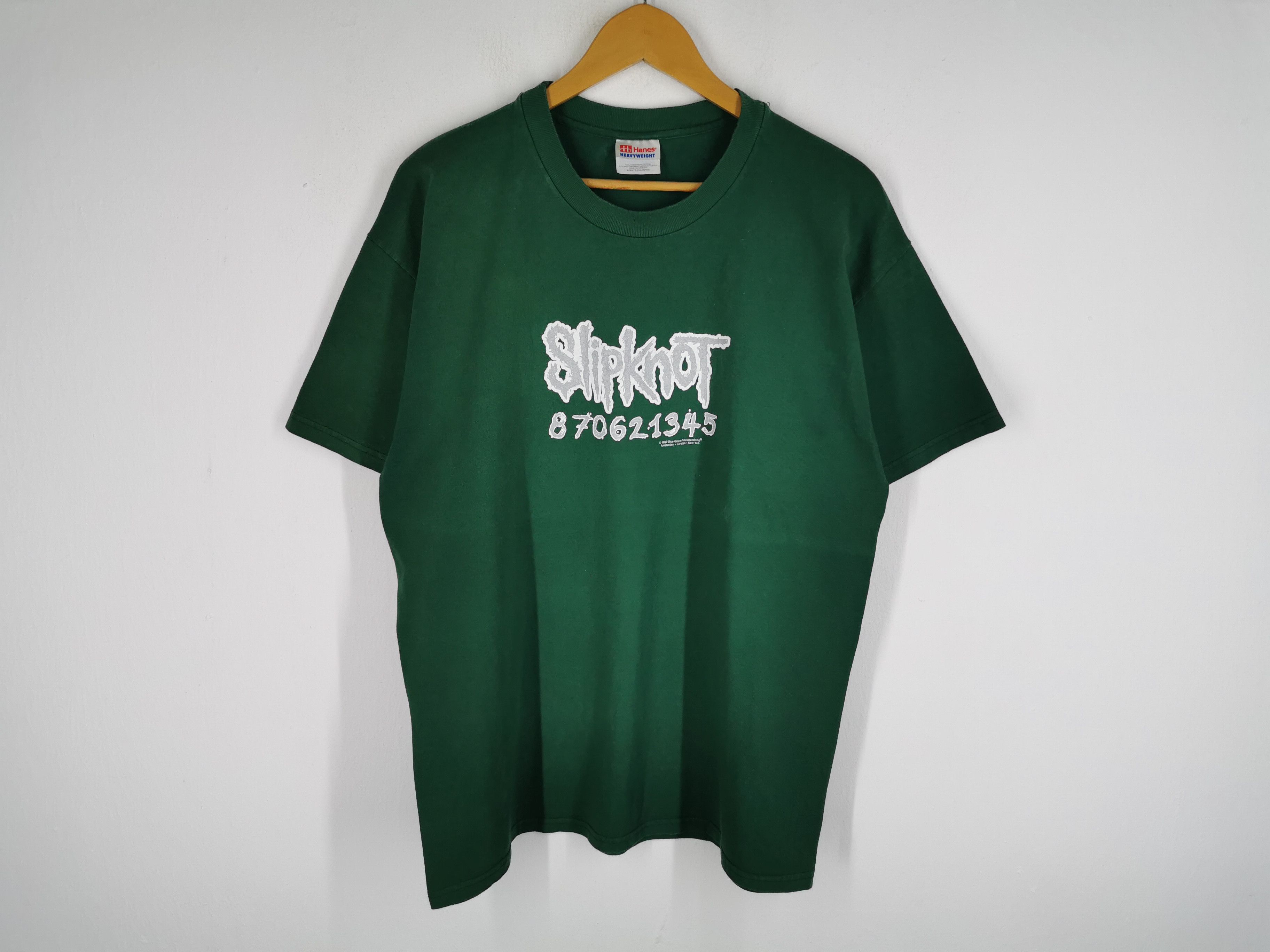 Band Tees Vintage 90's Slipknot Blue Grape Tee T Shirt Size M Size US M / EU 48-50 / 2 - 1 Thumbnail