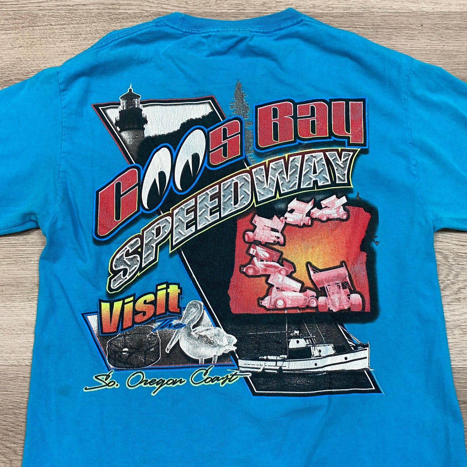 Other Coos Bay Speedway Oregon Racing Short Sleeve T Shirt M Y2K Size US M / EU 48-50 / 2 - 4 Thumbnail