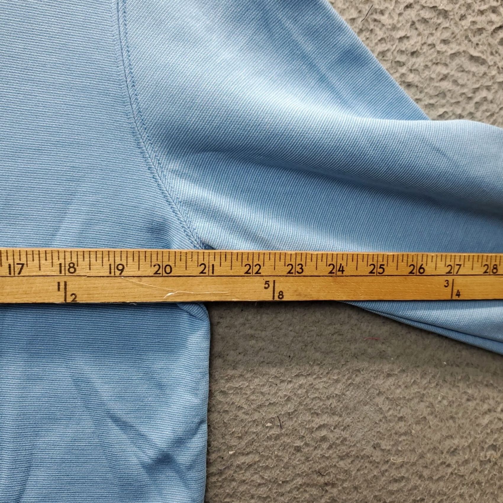 Izod IZOD Golf Sweatshirt Men M Blue Long Sleeve Mock Neck Quarter Zip Pony Logo Size US M / EU 48-50 / 2 - 5 Thumbnail
