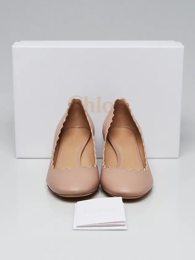Chloe o1loc1c1024 Lauren Ballerinas Pump in Pink Tea Size US 8 / IT 38 - 4 Thumbnail