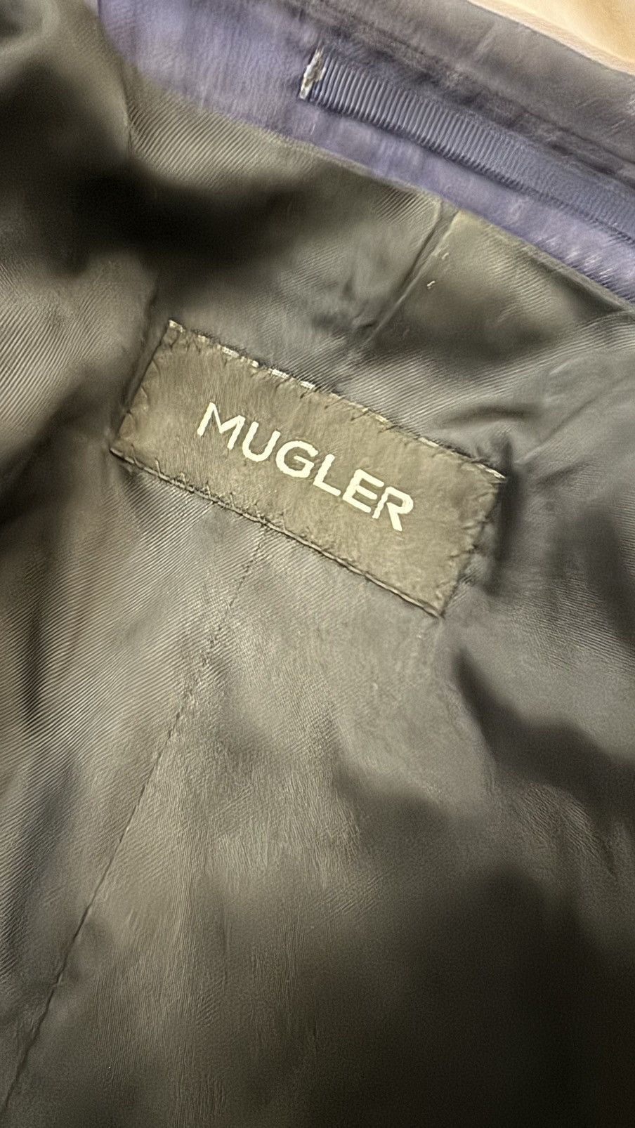 Mugler Mugler Navy Short Jacket Size 44R - 5 Thumbnail