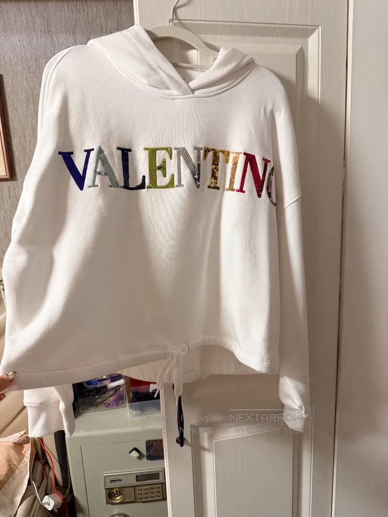 Valentino Valentino Heavy industry embroidered sweatshirt Size M / US 6-8 / IT 42-44 - 1 Thumbnail