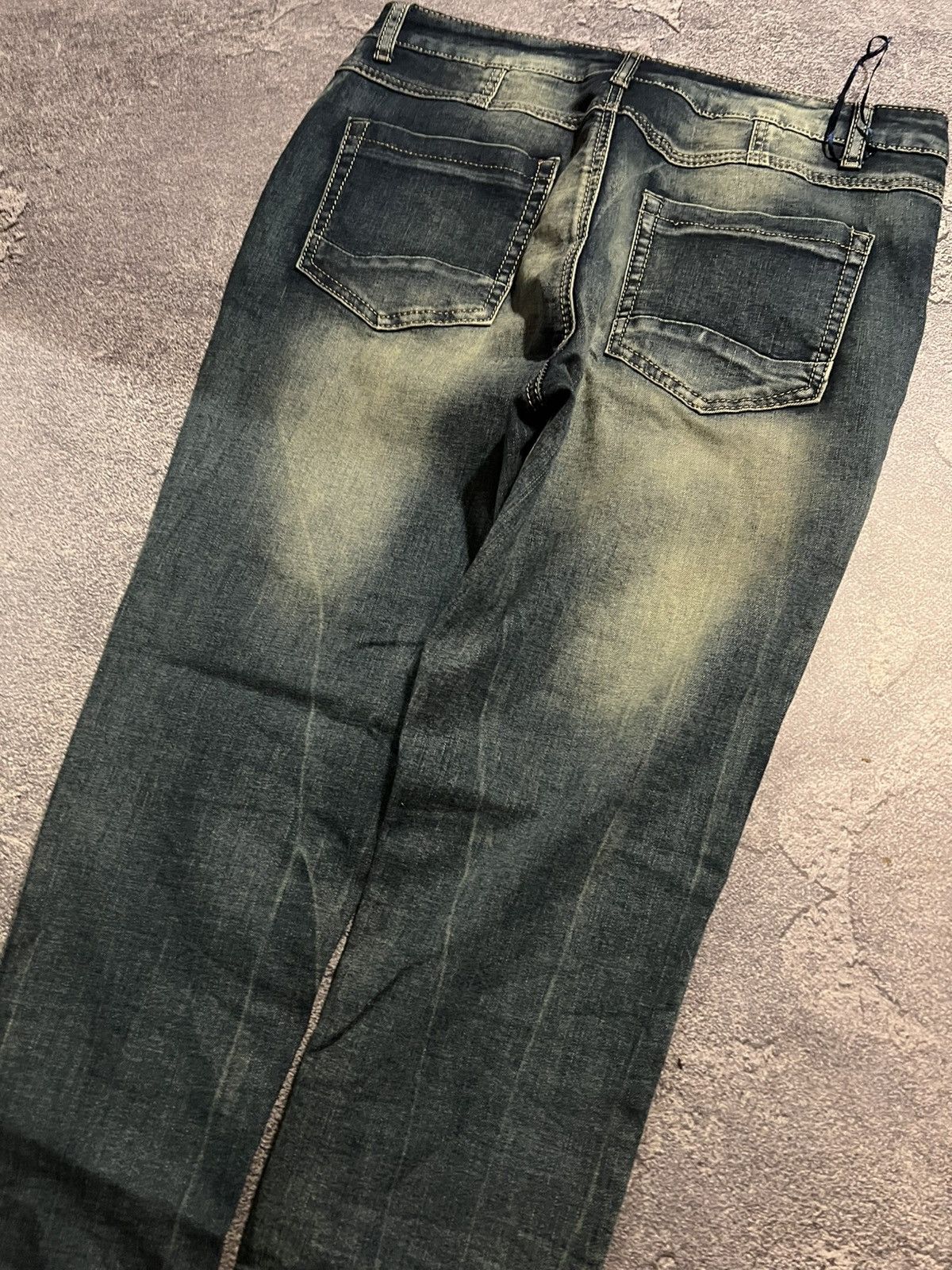 Vintage If Six Was Nine Style / Washed Glamour / Gothic Jeans 90s Size US 32 / EU 48 - 5 Thumbnail