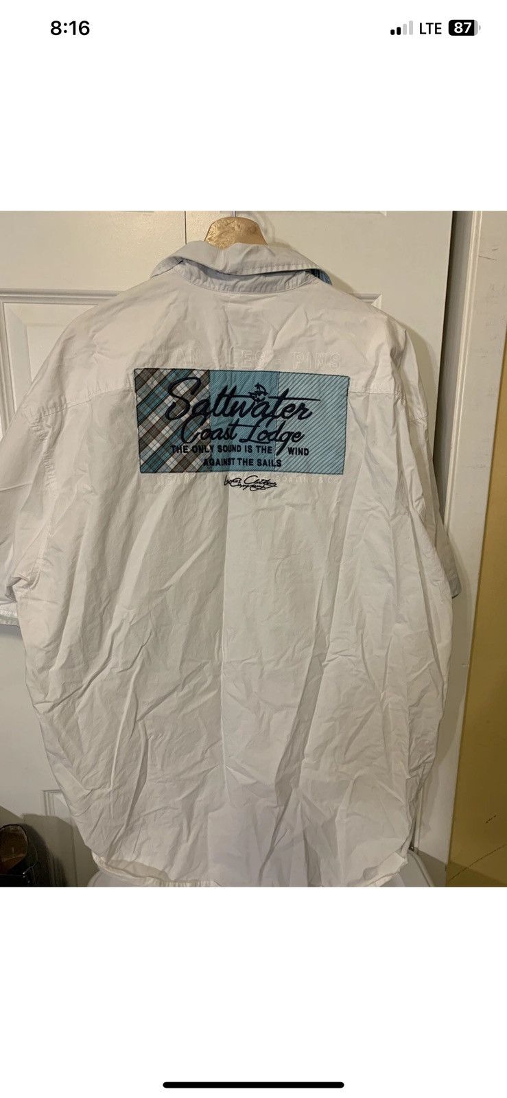 Other LERROS SHIRTS Sails Boating Saltwater Mens Sz 2XL White Blue Size US XXL / EU 58 / 5 - 9 Thumbnail