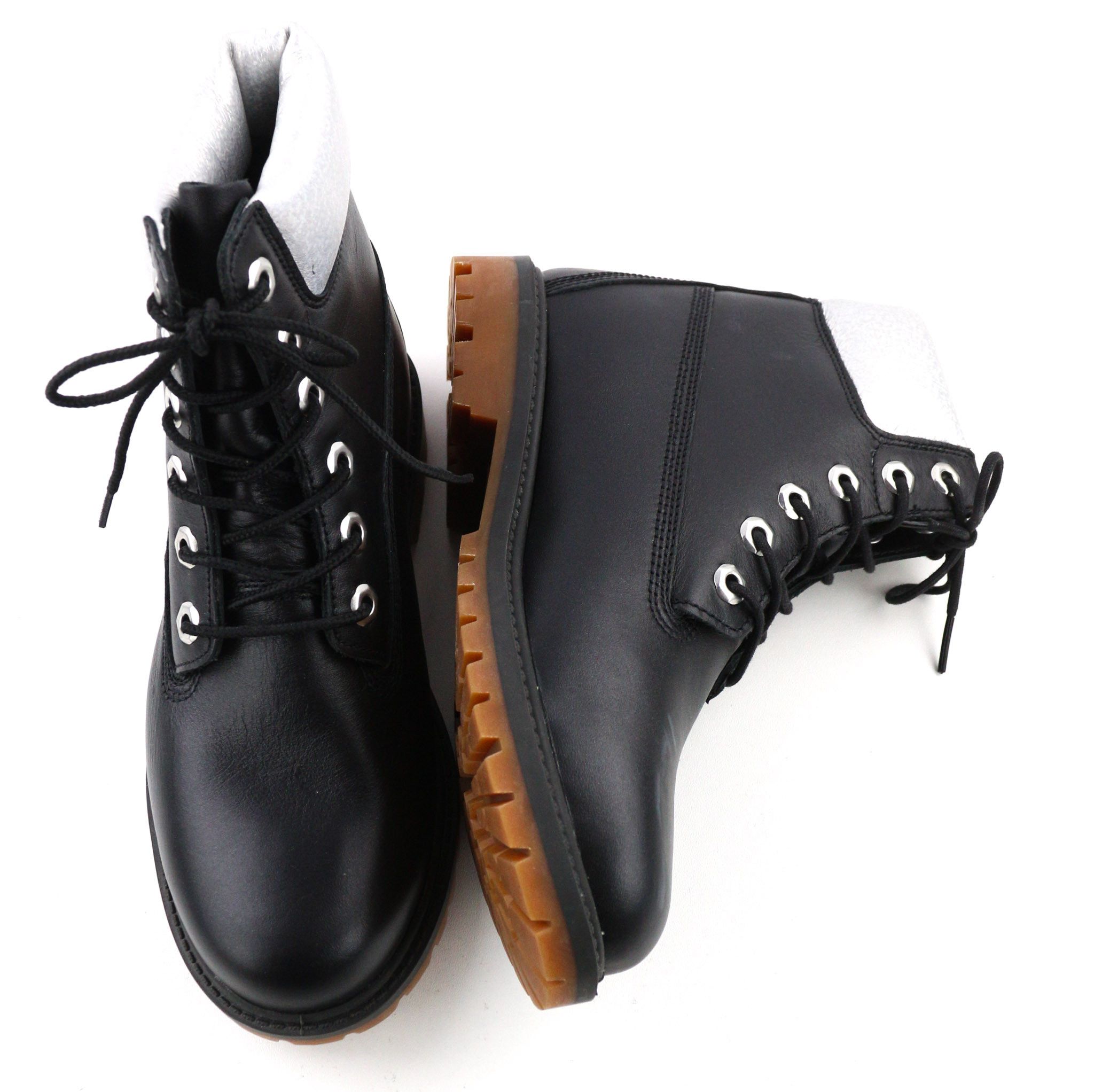 Timberland A2M8G UK3.5 Black Leather Waterproof 80972 Size US 4 / IT 34 - 5 Thumbnail