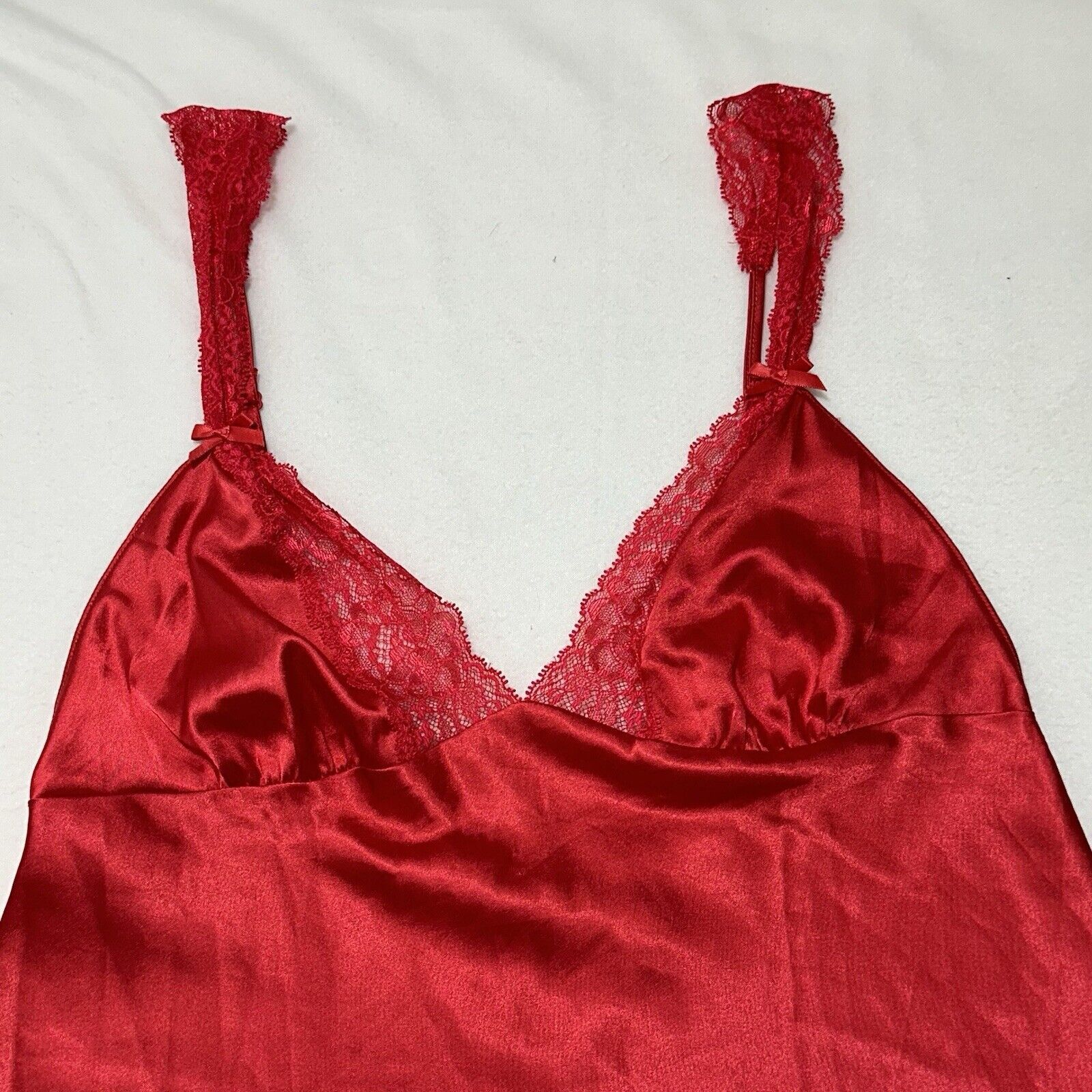 Victoria's Secret Victoria's Secret Medium Satin Slip Dress Babydoll Pajamas Size ONE SIZE - 2 Thumbnail