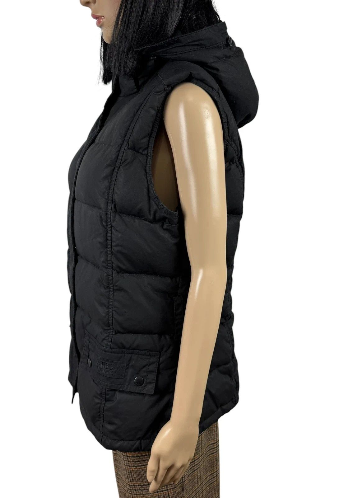 Barbour Barbour International Wax Cotton Down Gilet Size L / US 10 / IT 46 - 5 Thumbnail