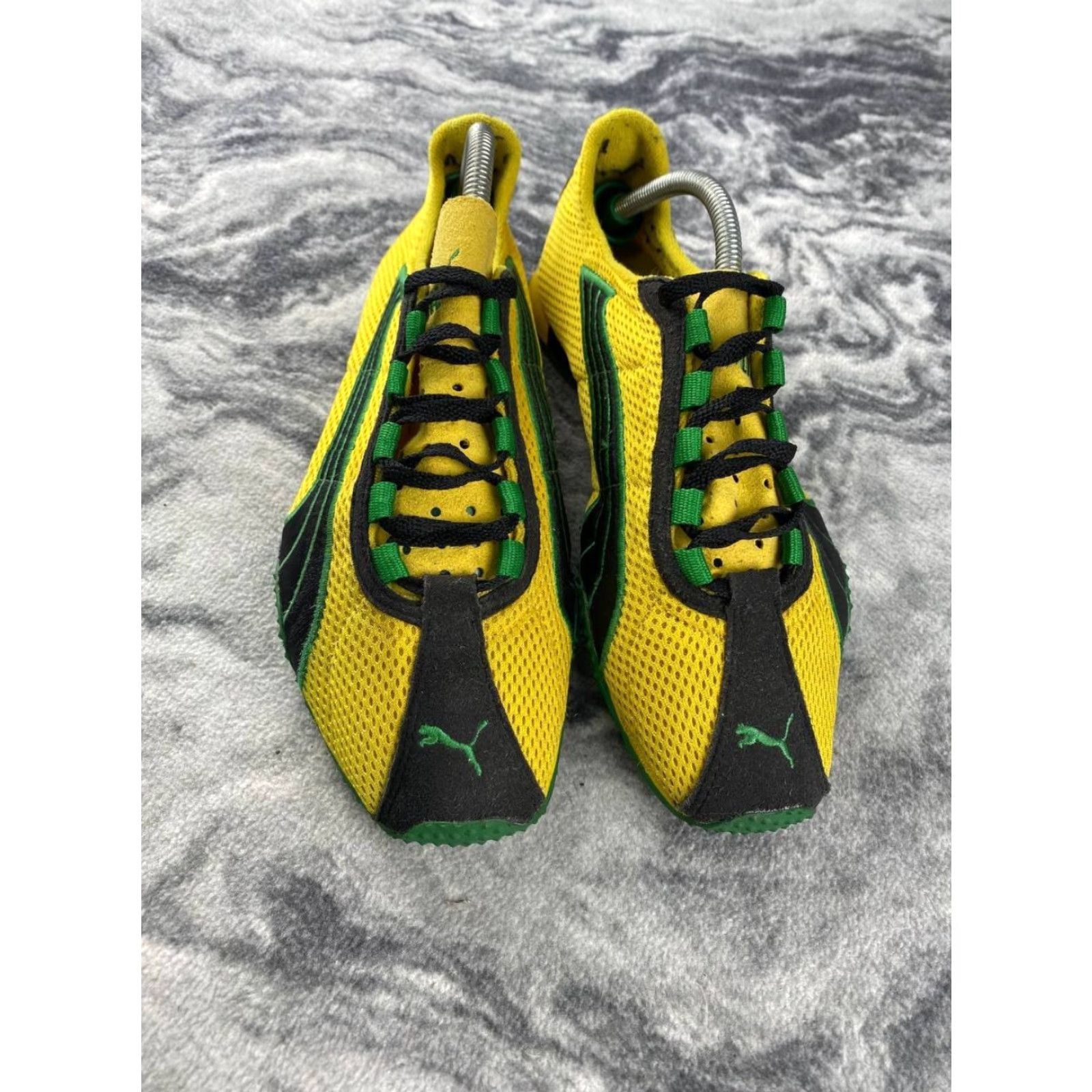 Puma VINTAGE Puma Speedcat H-Street Y2K Sneakers Women Size US 6 Yellow Logo Suede Rubber Foam Low Top Casual Size US 6 / IT 36 - 2 Thumbnail