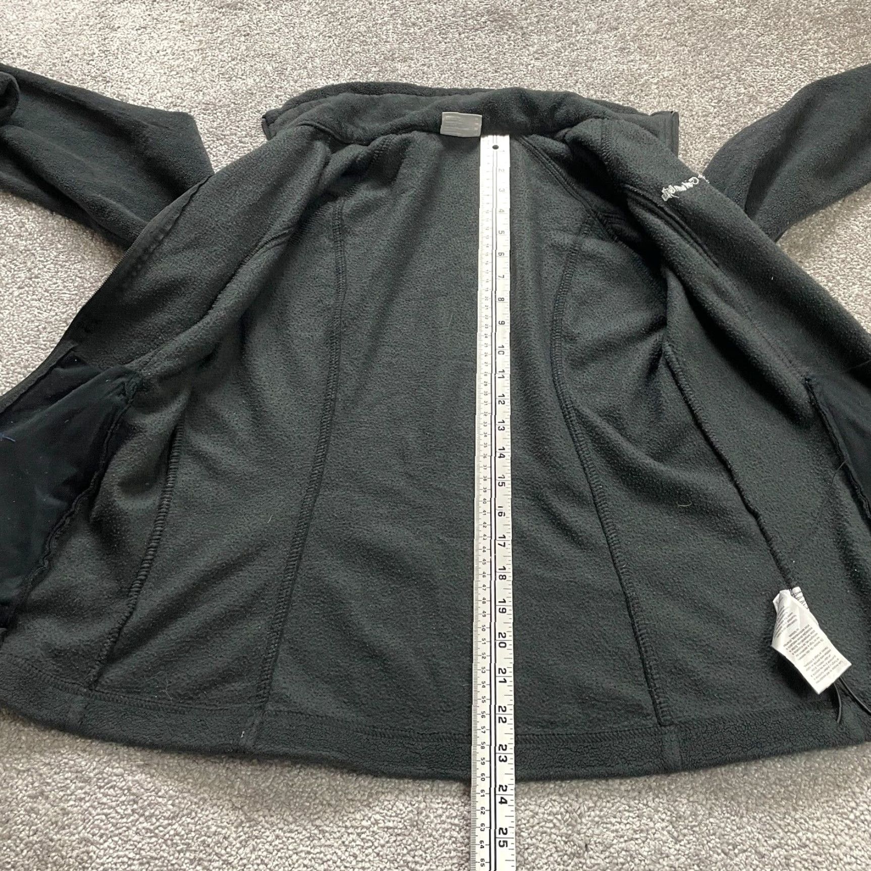 Vintage Columbia Benton Springs Fleece Jacket Women Medium Black Full Zip Pockets Outdoor Size M / US 6-8 / IT 42-44 - 6 Thumbnail