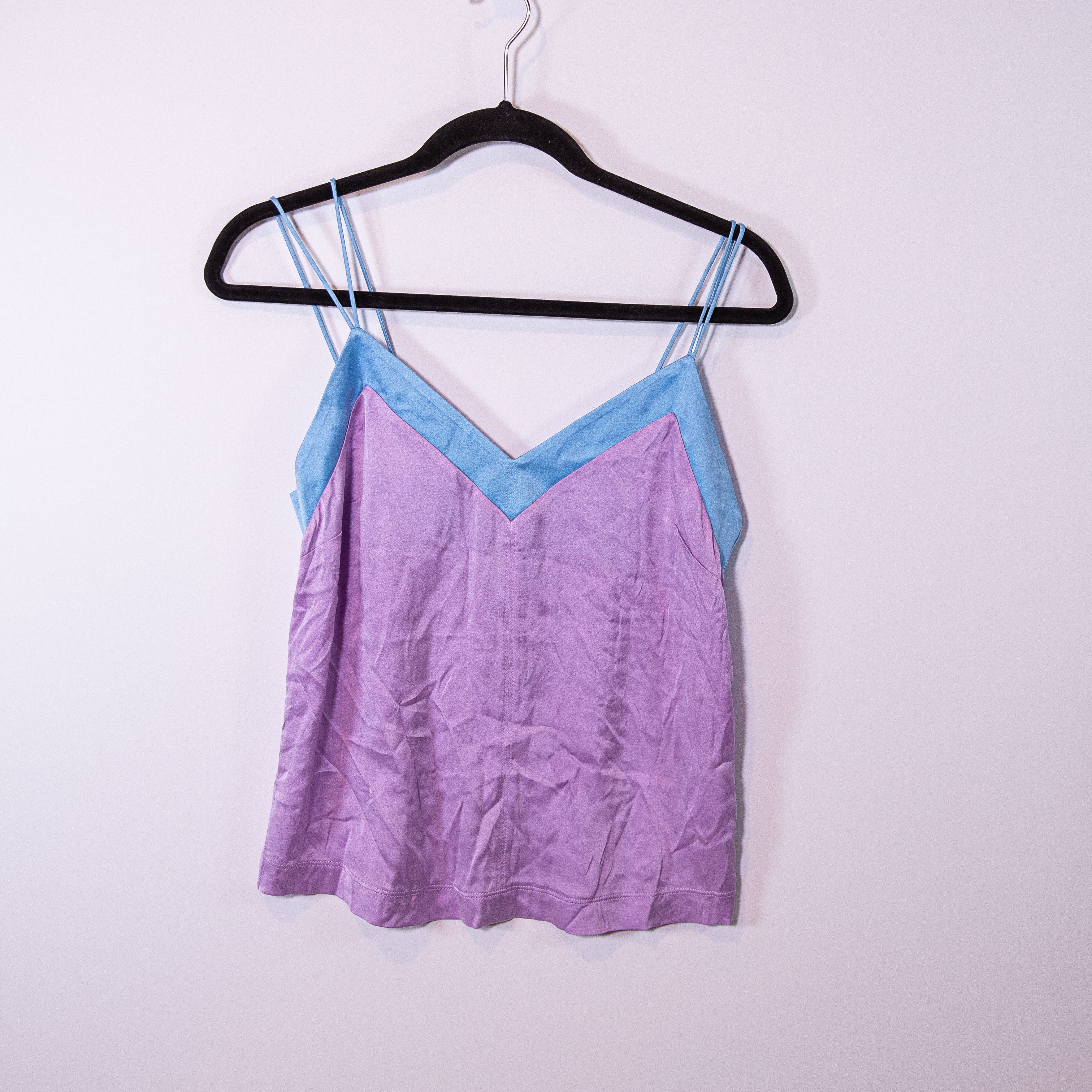 Reiss NEW Reiss Payton Silk Chiffon Front Color Block Size XS / US 0-2 / IT 36-38 - 1 Thumbnail