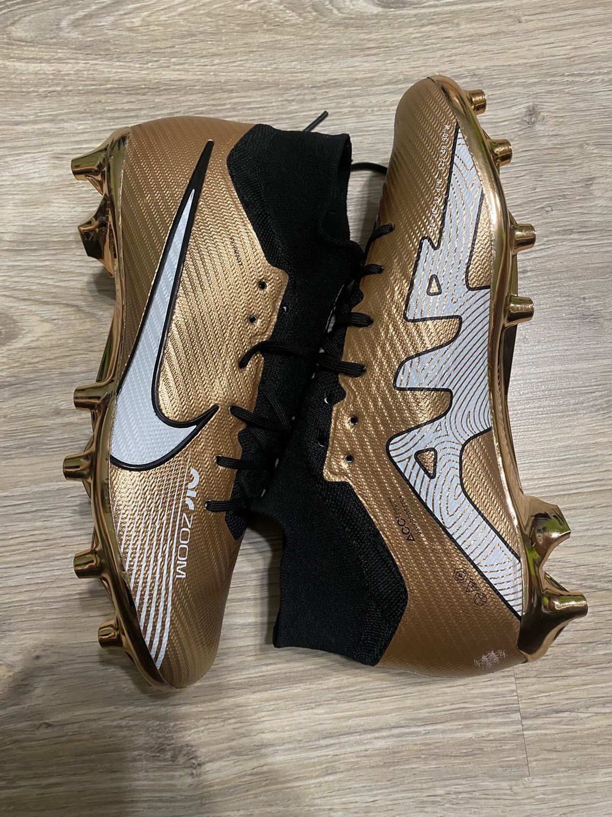 image of Art Of Football x Chelsea Soccer Nike Football Boots in Gold, Men's (Size 10)
