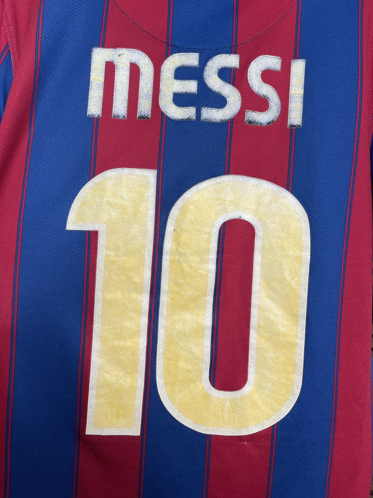 Other 2009/2010 Nike FC Barcelona Messi Vintage Soccer Jersey Tee Size US S / EU 44-46 / 1 - 3 Thumbnail