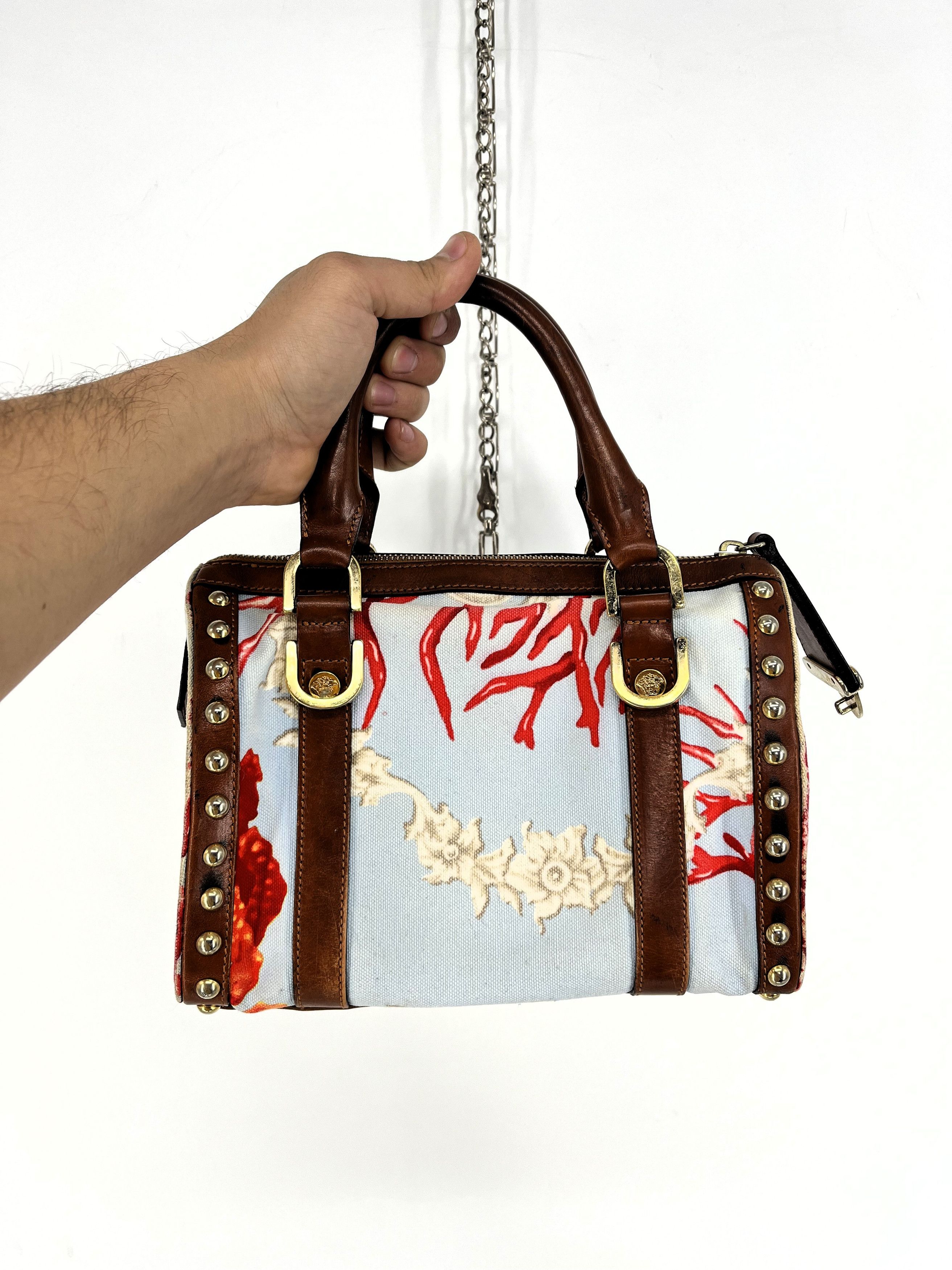 Versace S 2005 Versace by Donatella Micro/Mini Ocean Themed Duffle Size ONE SIZE - 3 Thumbnail