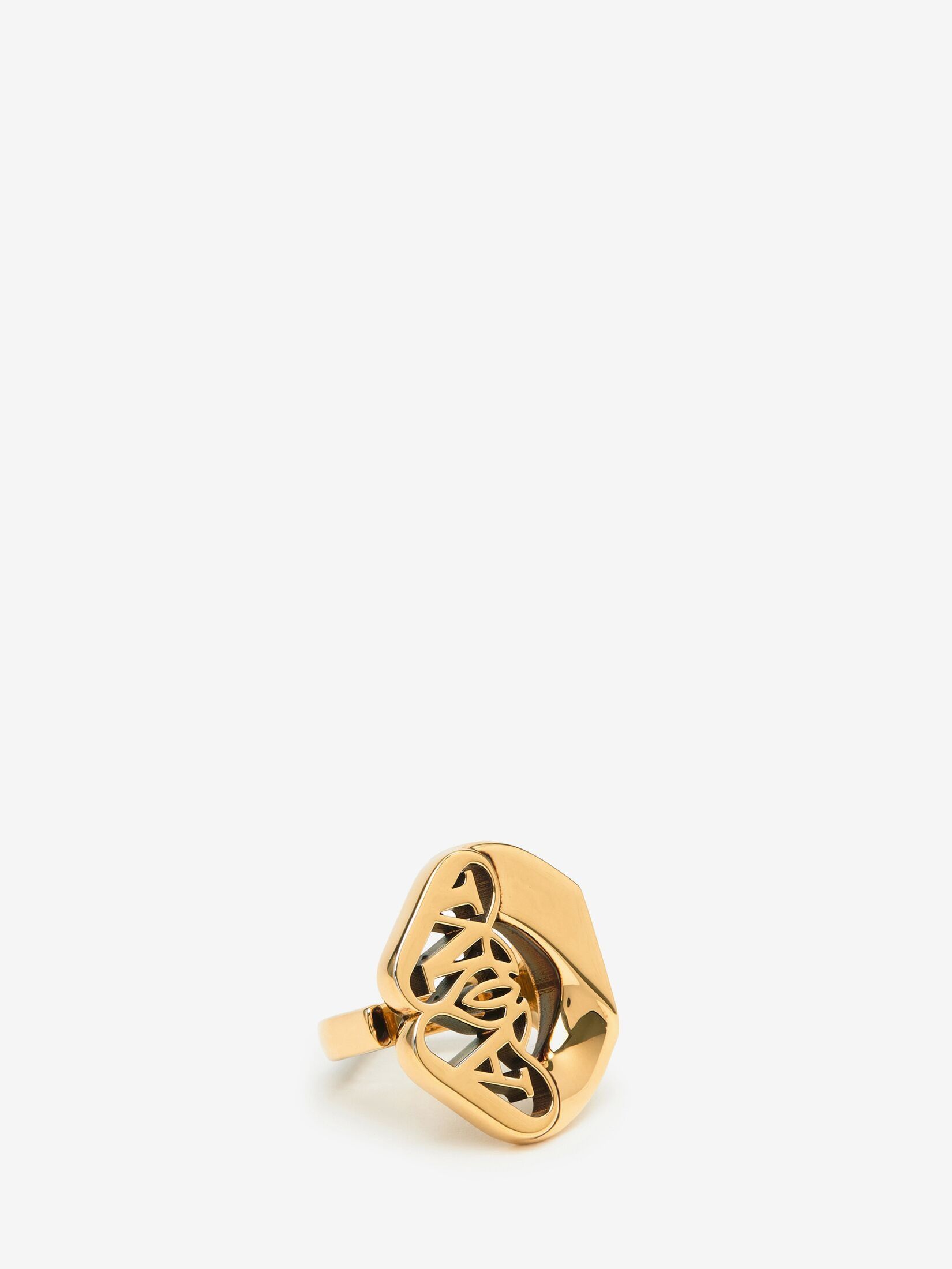 Alexander McQueen o1w1db10725 Rings in Golden Size ONE SIZE - 3 Thumbnail
