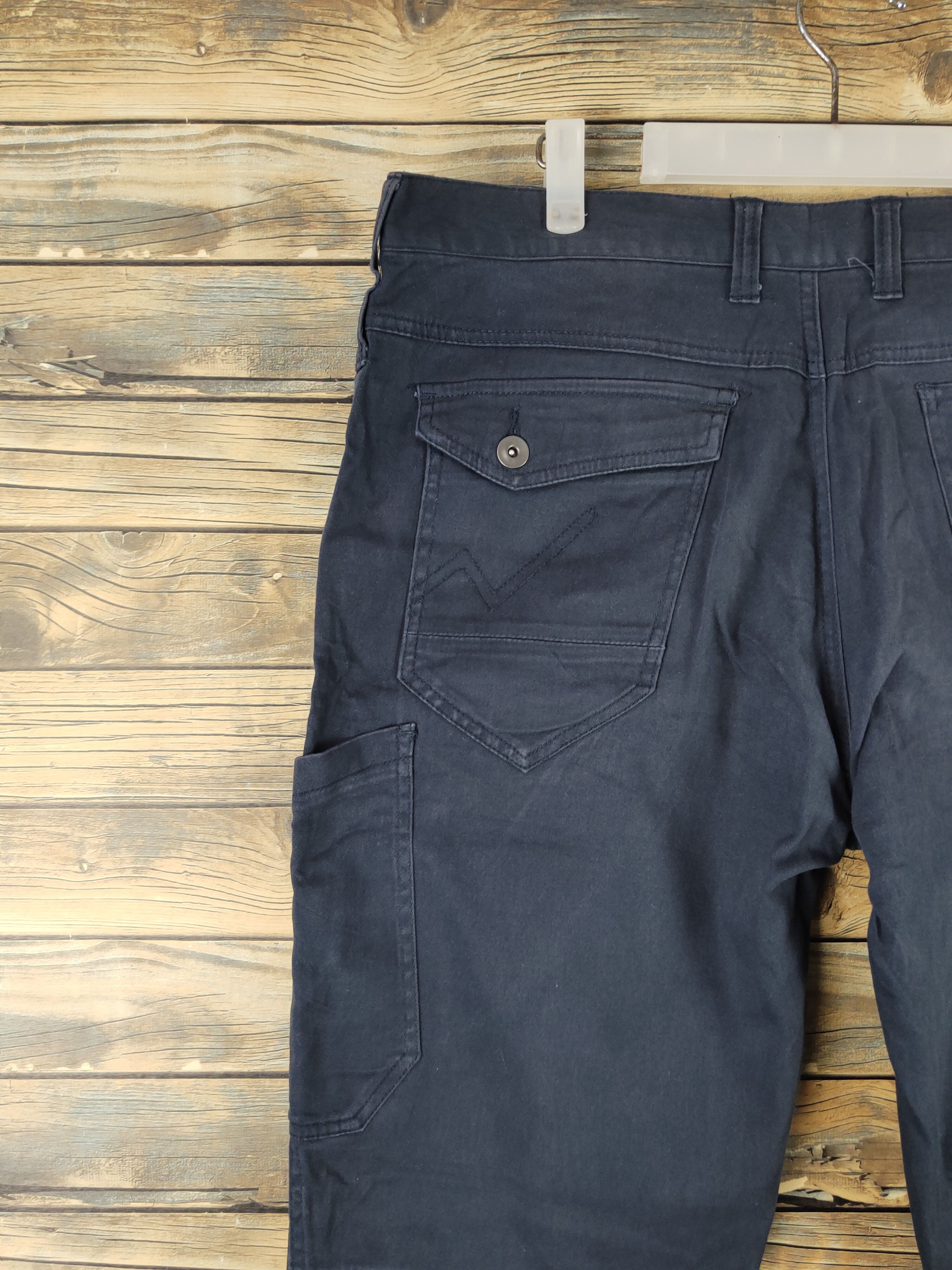 Japanese Brand DL Japanese Brand Navy Multipocket Cargo Pants #2344 Size US 36 / EU 52 - 8 Thumbnail