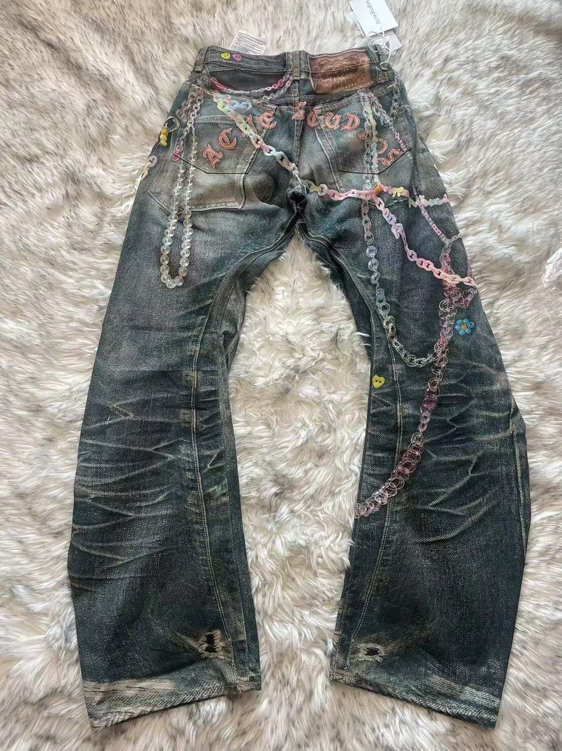Acne Studios acne studios Candy Chain 3d printed jeans 2502-Nextarrow Size US 28 / EU 44 - 8 Thumbnail