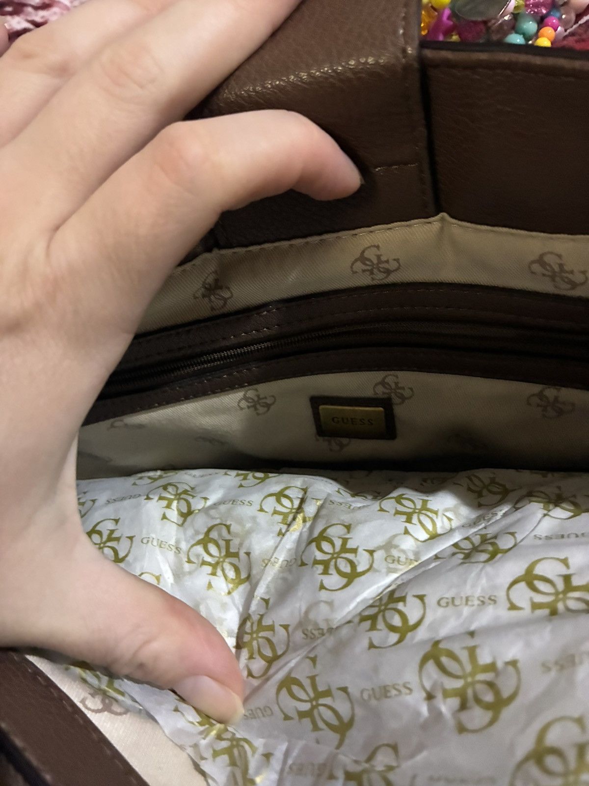 Guess Guess material monogram tote bag Size ONE SIZE - 3 Thumbnail