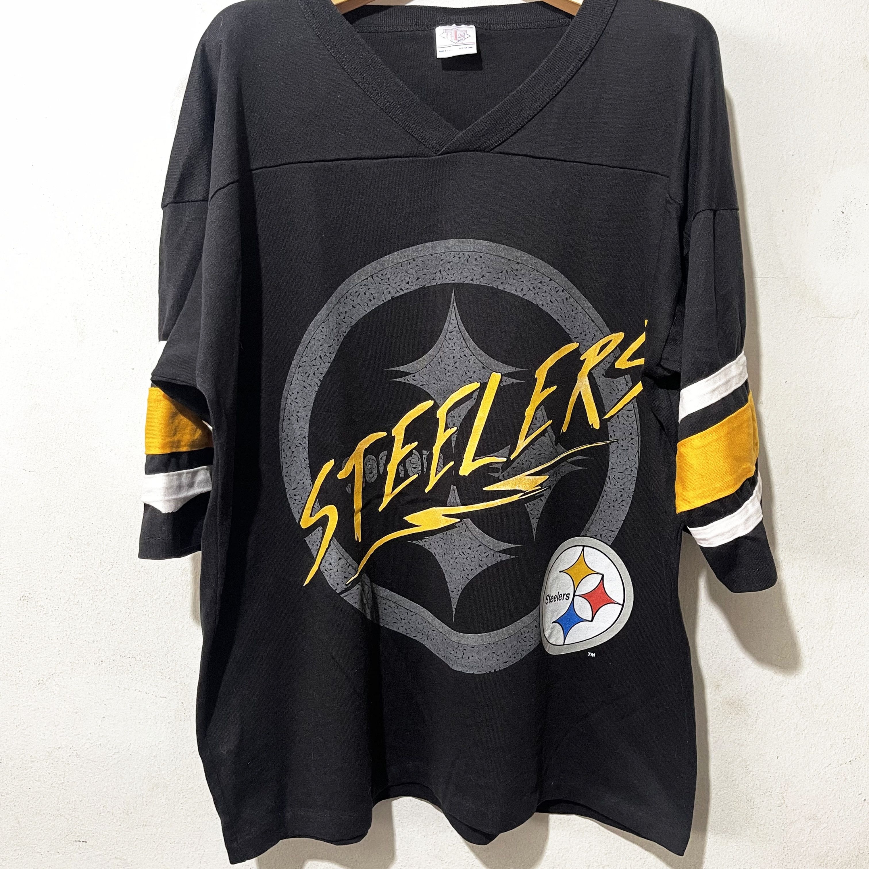 NFL × Vintage Vintage 90s Pittsburgh Steelers Jersey Size US L / EU 52-54 / 3 - 1 Thumbnail