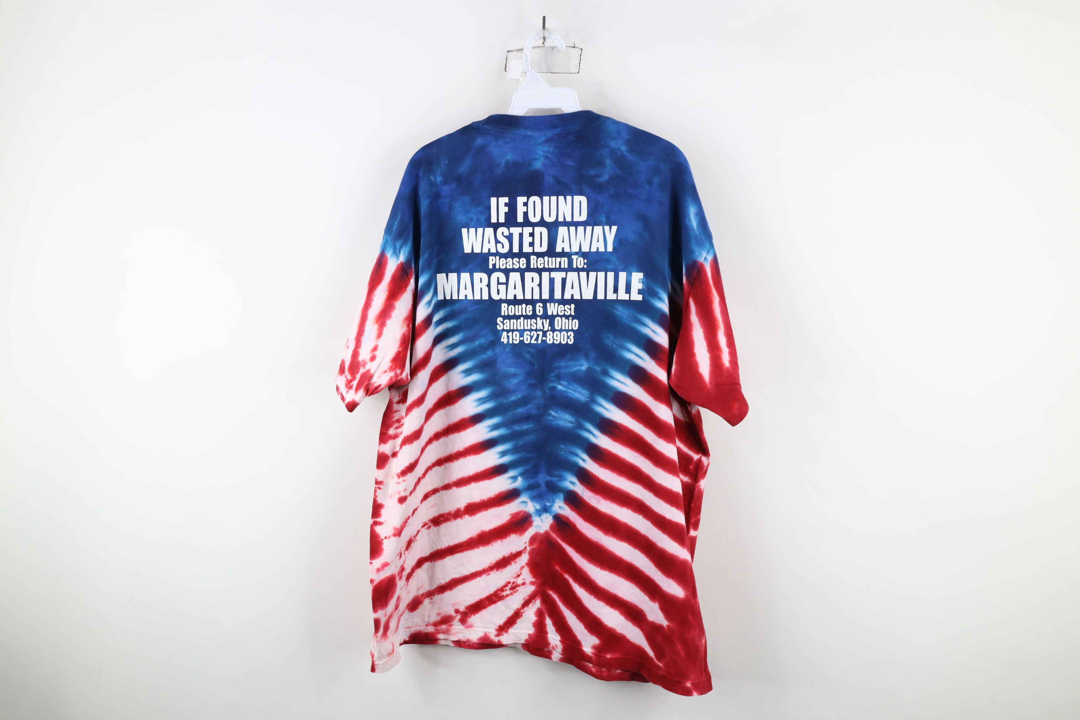 Vintage Vintage Y2K Jimmy Buffett Margaritaville Tie Dye T-Shirt Size US XXL / EU 58 / 5 - 9 Thumbnail