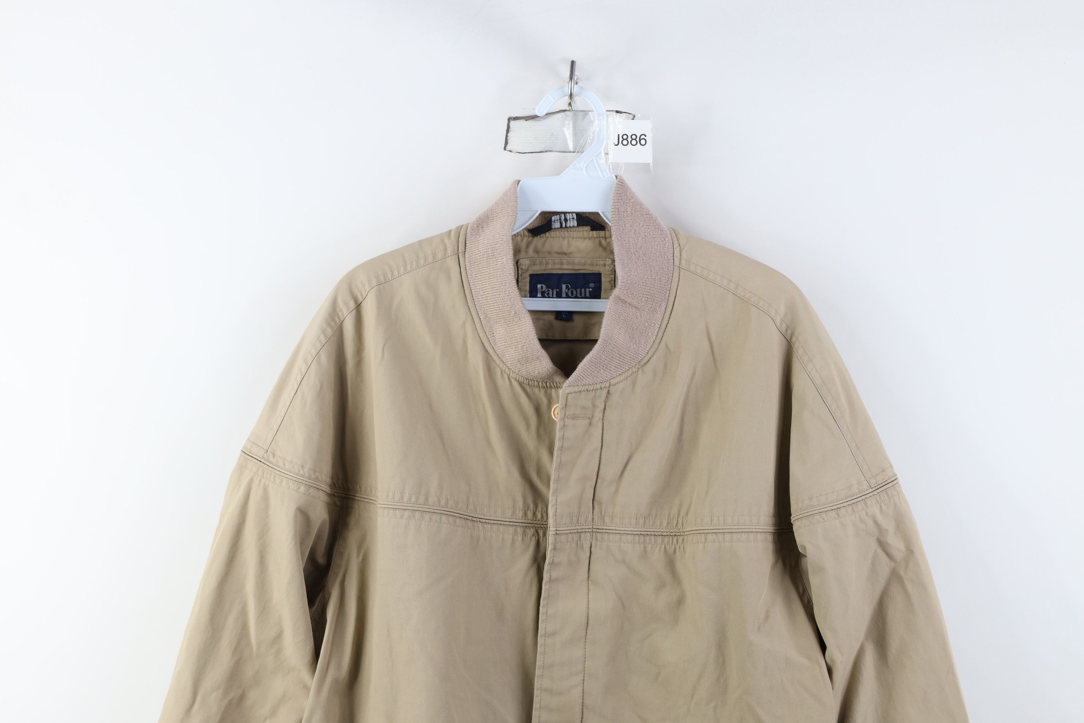 Vintage Vintage 90s Streetwear Catalina Bomber Jacket Beige Size US L / EU 52-54 / 3 - 2 Thumbnail