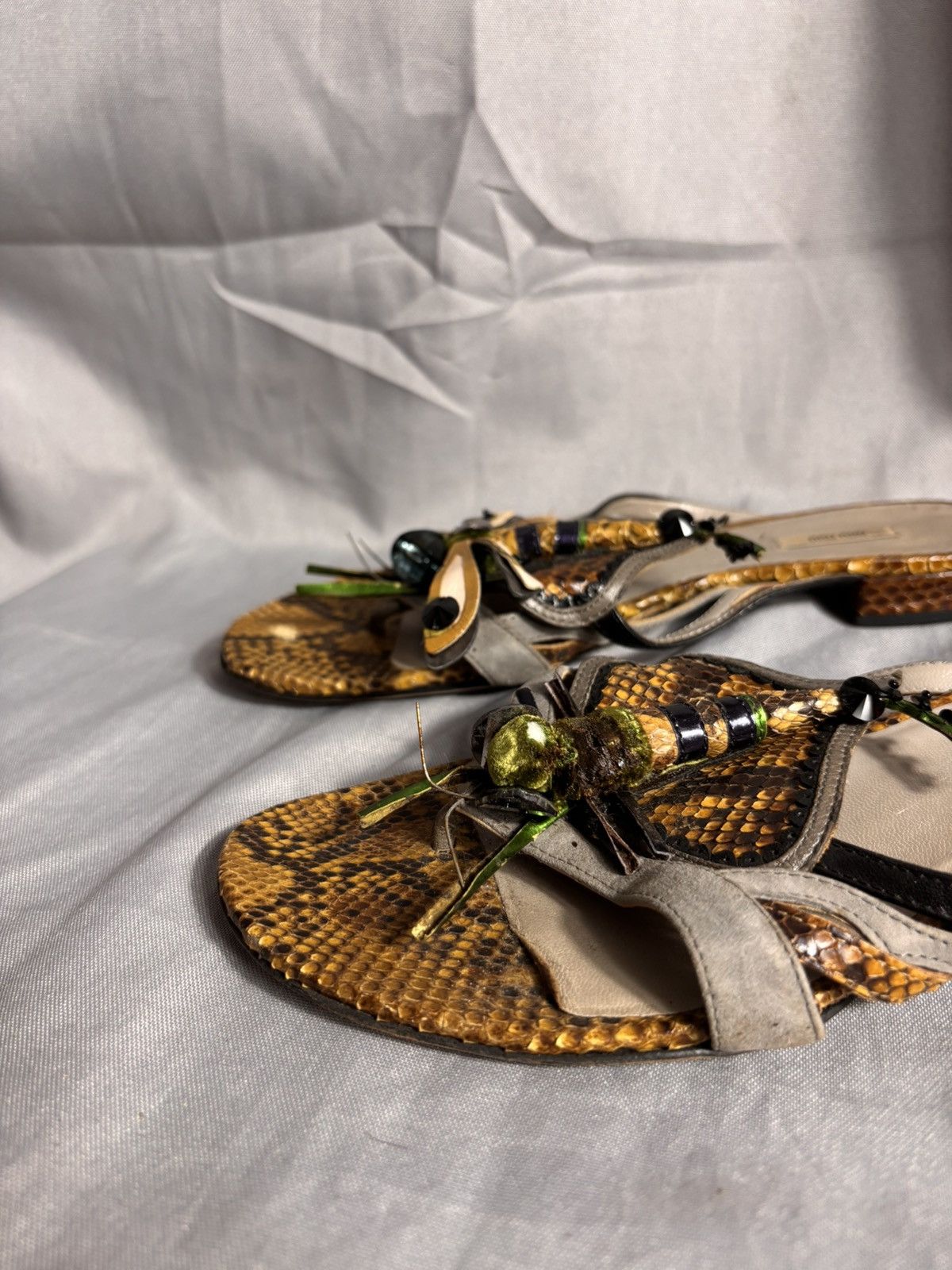 Miu Miu Miu Miu S/S 2008 Sandal Flats Size US 7 / IT 37 - 9 Thumbnail