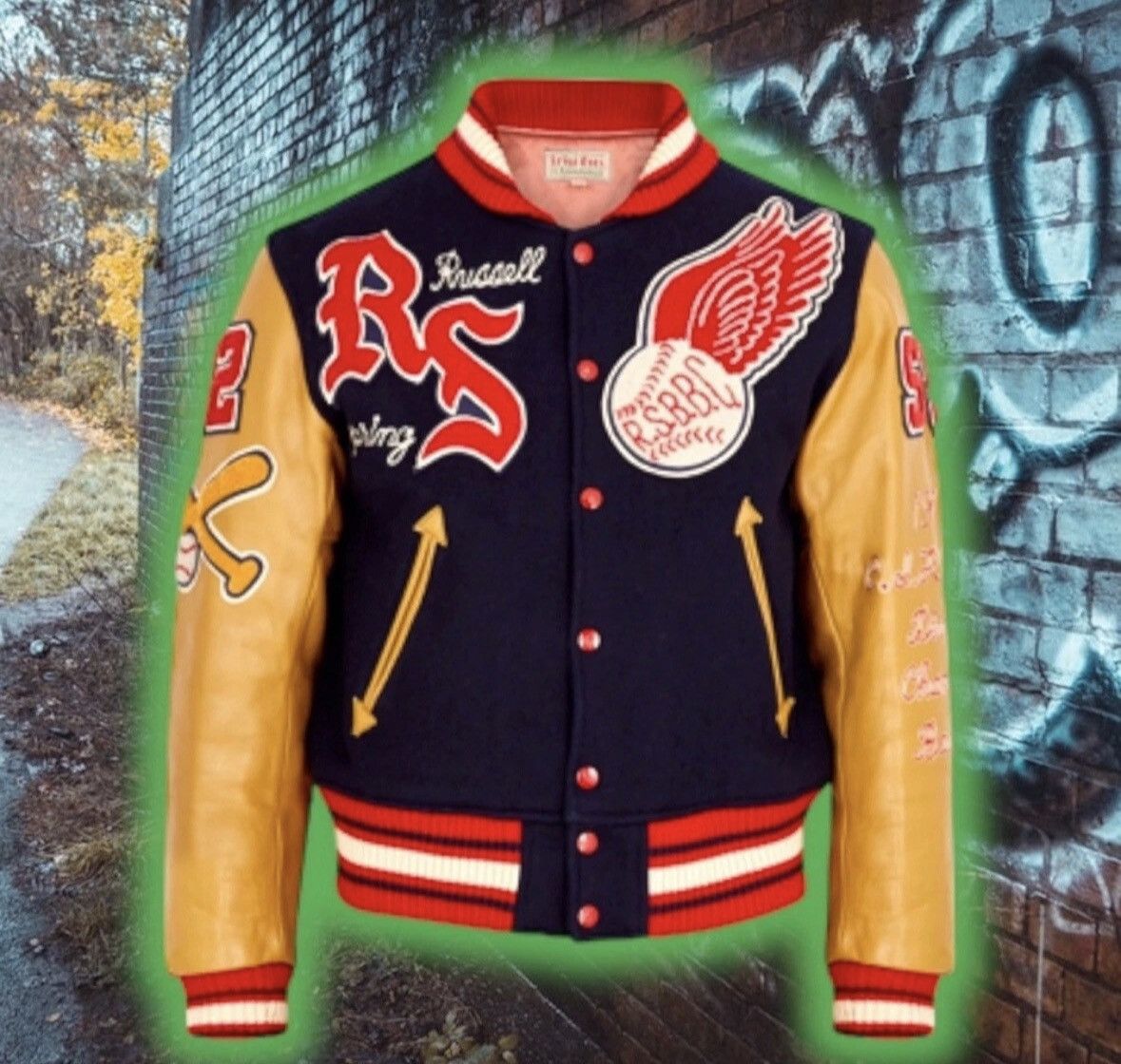 Whitesville 💎ViNTaGe 💎RSBBC 1977 CHAMPIONS 🏆STYLE EYES ⚾️ VARSITY JACKET Size US M / EU 48-50 / 2 - 2 Thumbnail