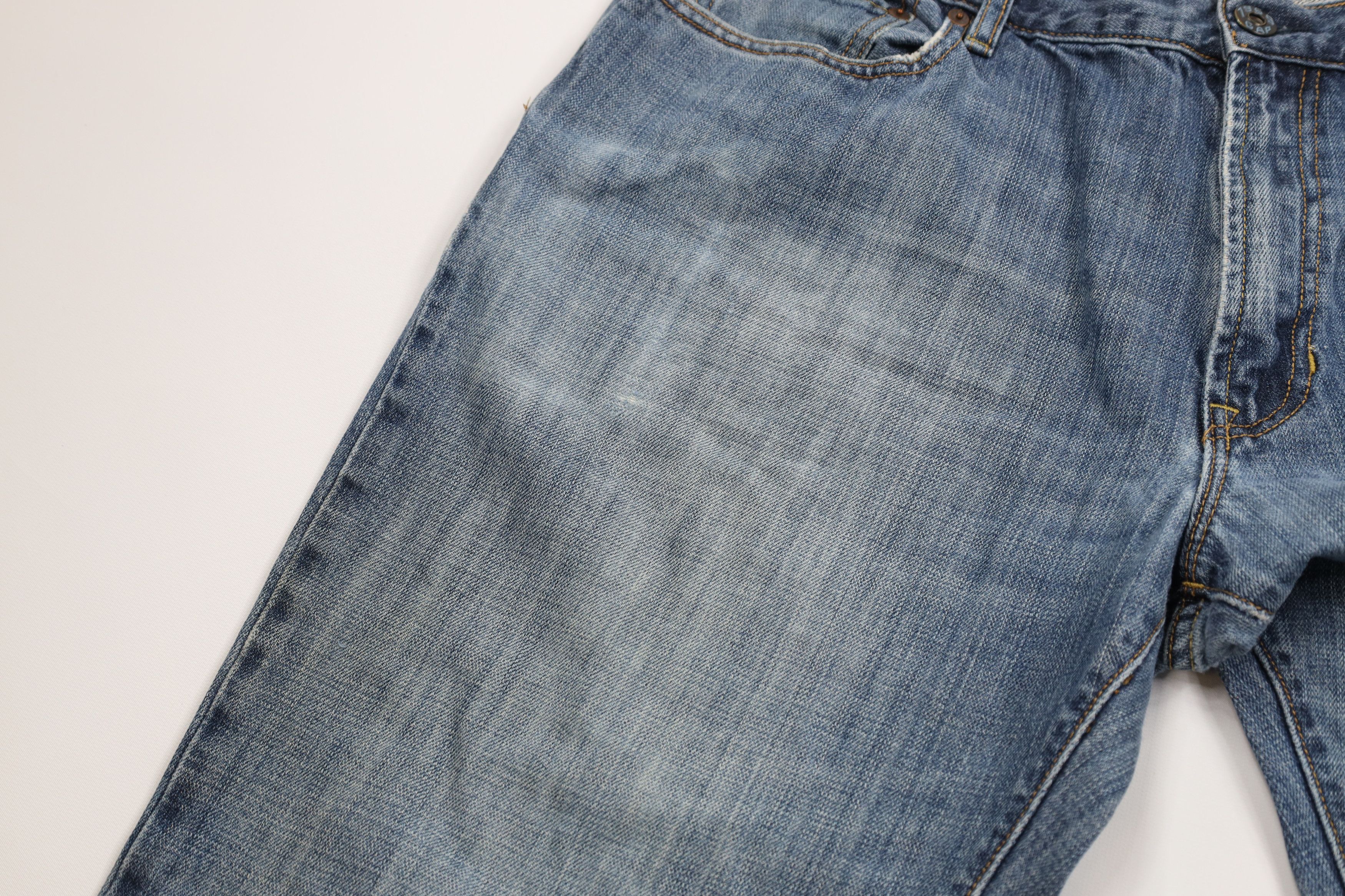 Gap × Vintage Vintage Y2K Gap Wide Leg Boot Fit Denim Jeans Blue Cotton Size US 36 / EU 52 - 5 Thumbnail