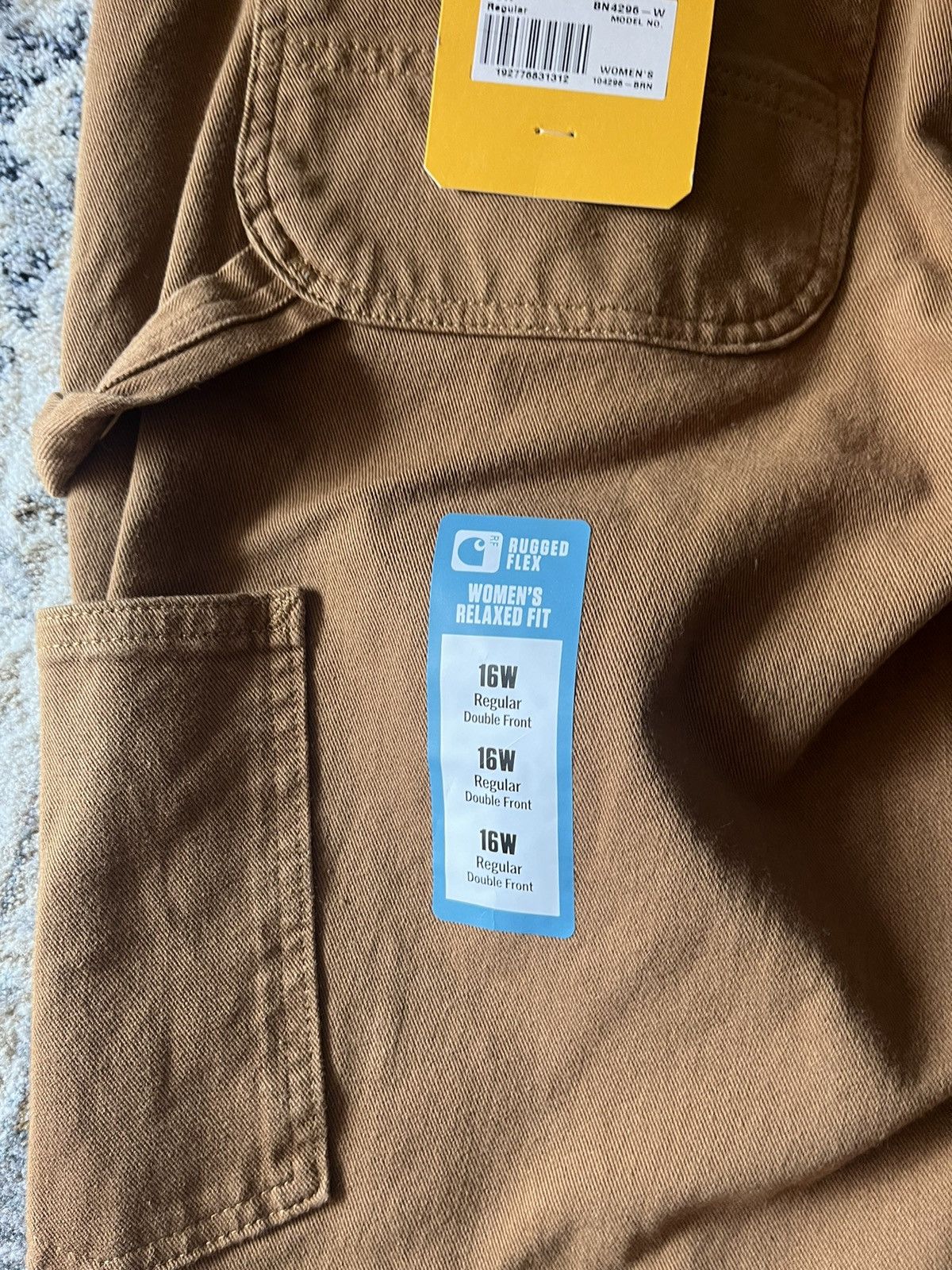 Carhartt Relaxed Carpenter Cargo Barn Double Front Twill Pants Size 38" / US 16 / IT 52 - 7 Thumbnail