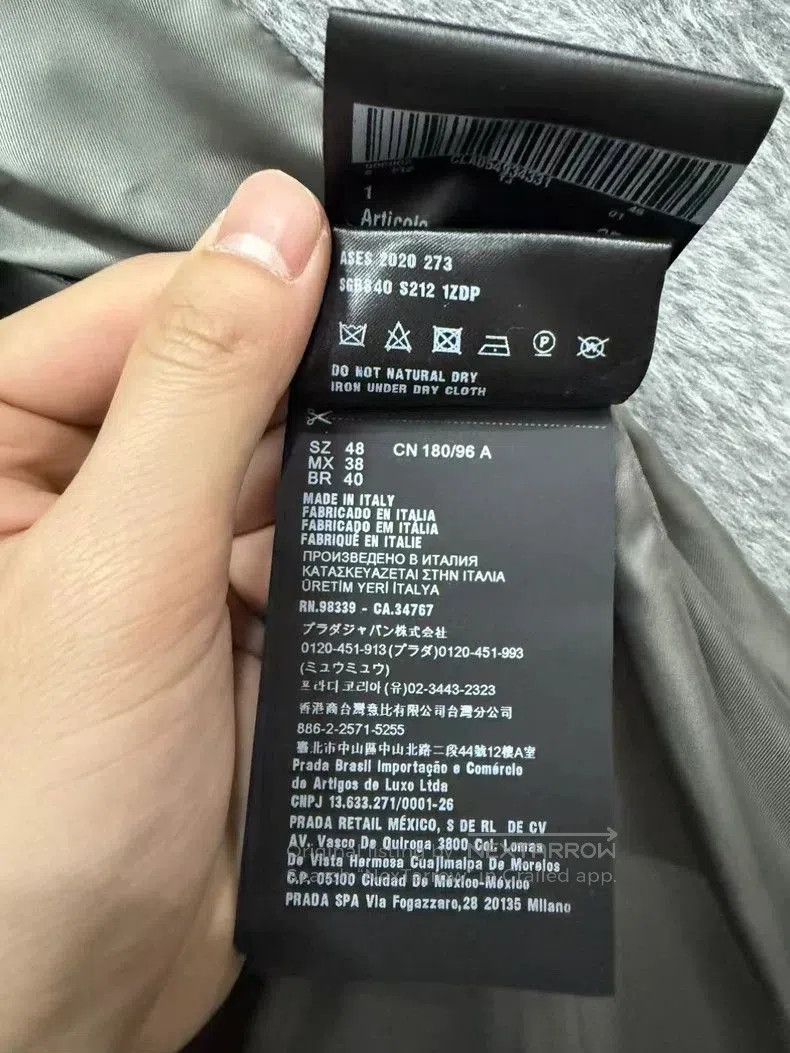 Prada Prada Gray Overcoat Size 48 Brand New. Size US L / EU 52-54 / 3 - 6 Thumbnail