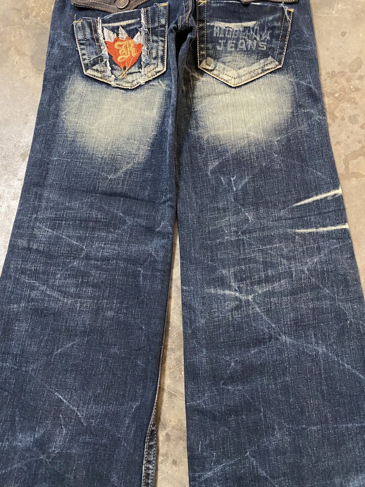 Flare Jeans Japanese Riobera Mud Rusty Denim @216