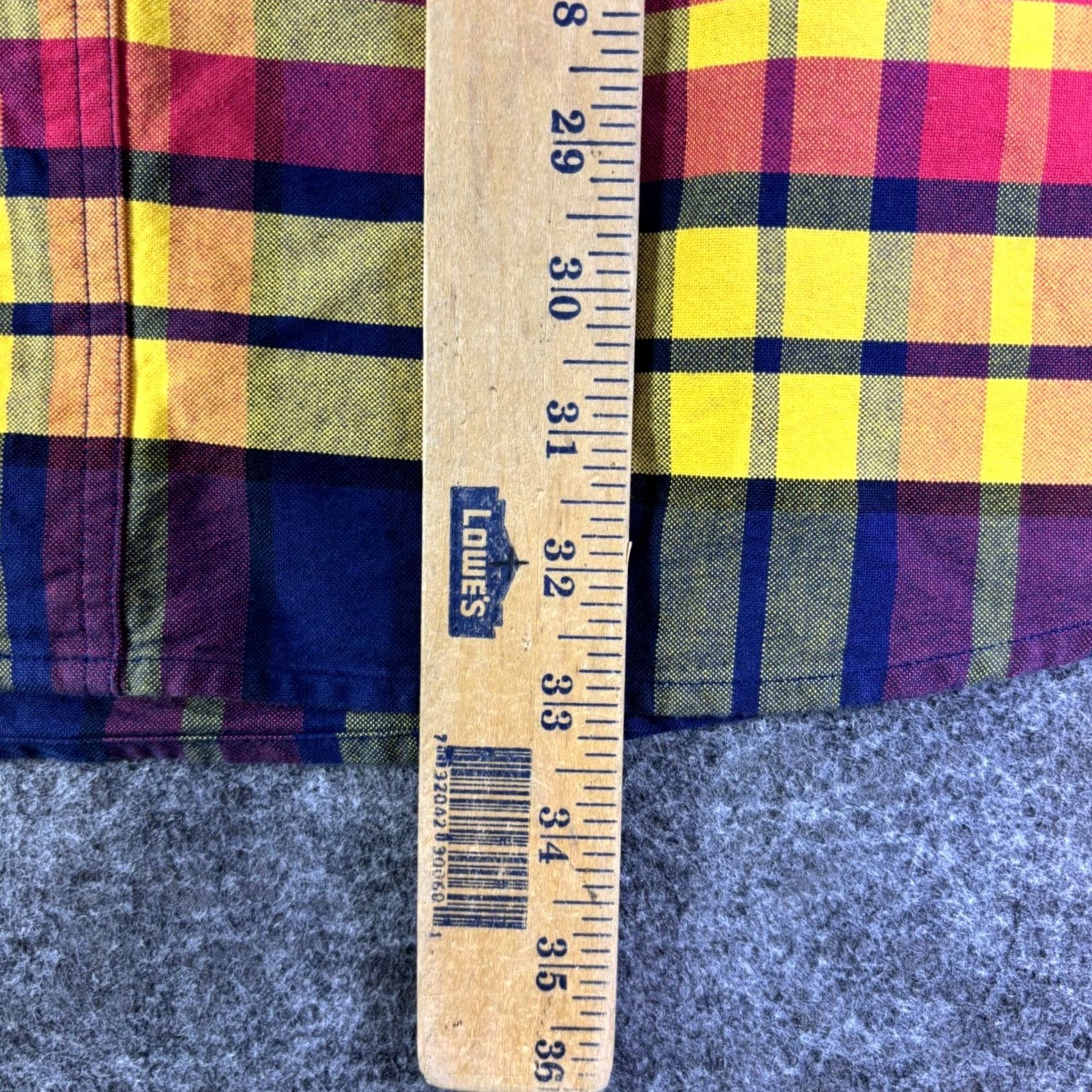 Wrangler Wrangler Shirt Plaid Button-Up Long Sleeve XL Blue 90s Casual Men’s Cotton Flannel Size US XL / EU 56 / 4 - 5 Thumbnail