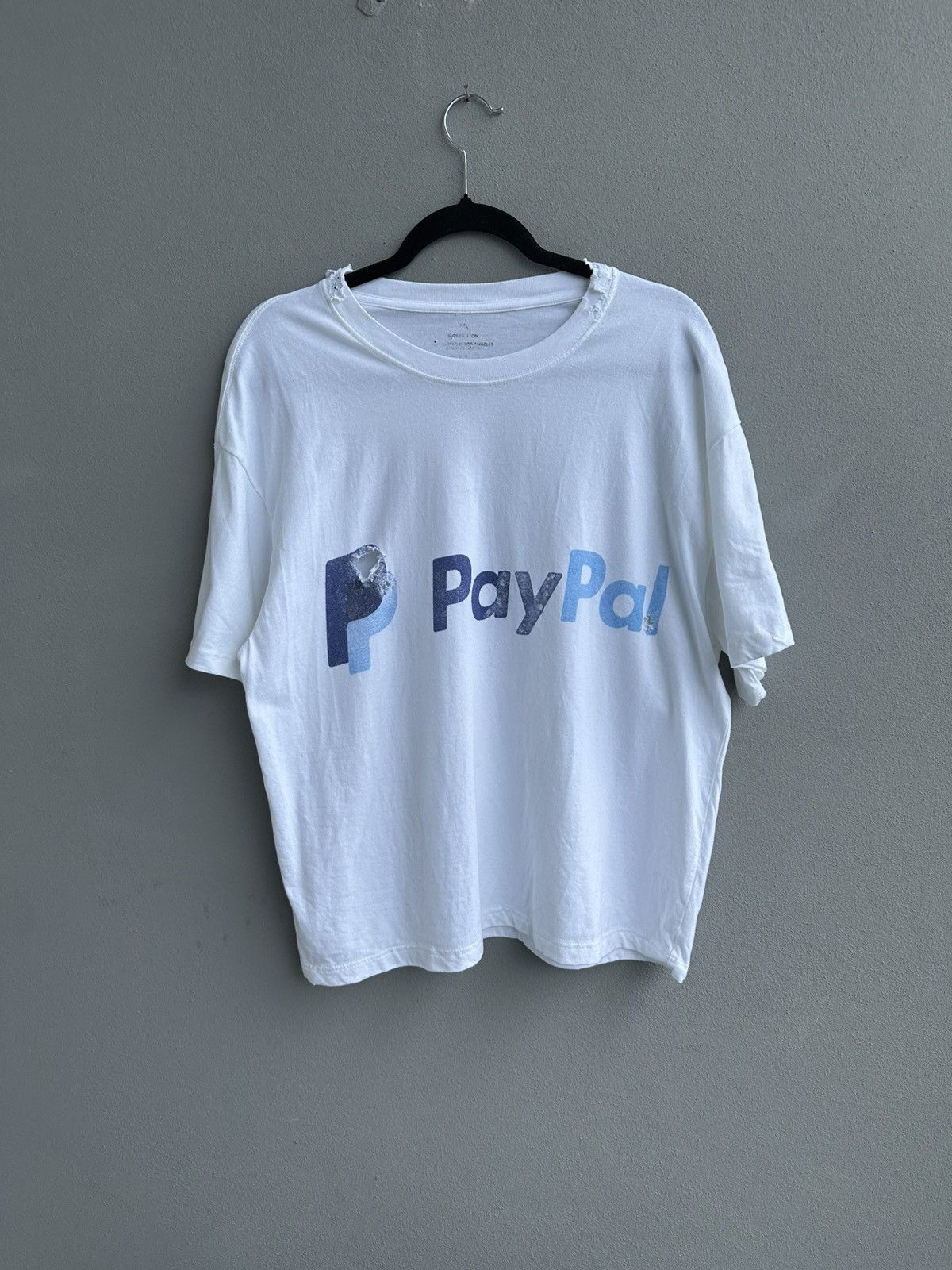 Other PAYPAL Thrashed Faded Distressed ERD Grunge WCC Band Size US L / EU 52-54 / 3 - 1 Thumbnail