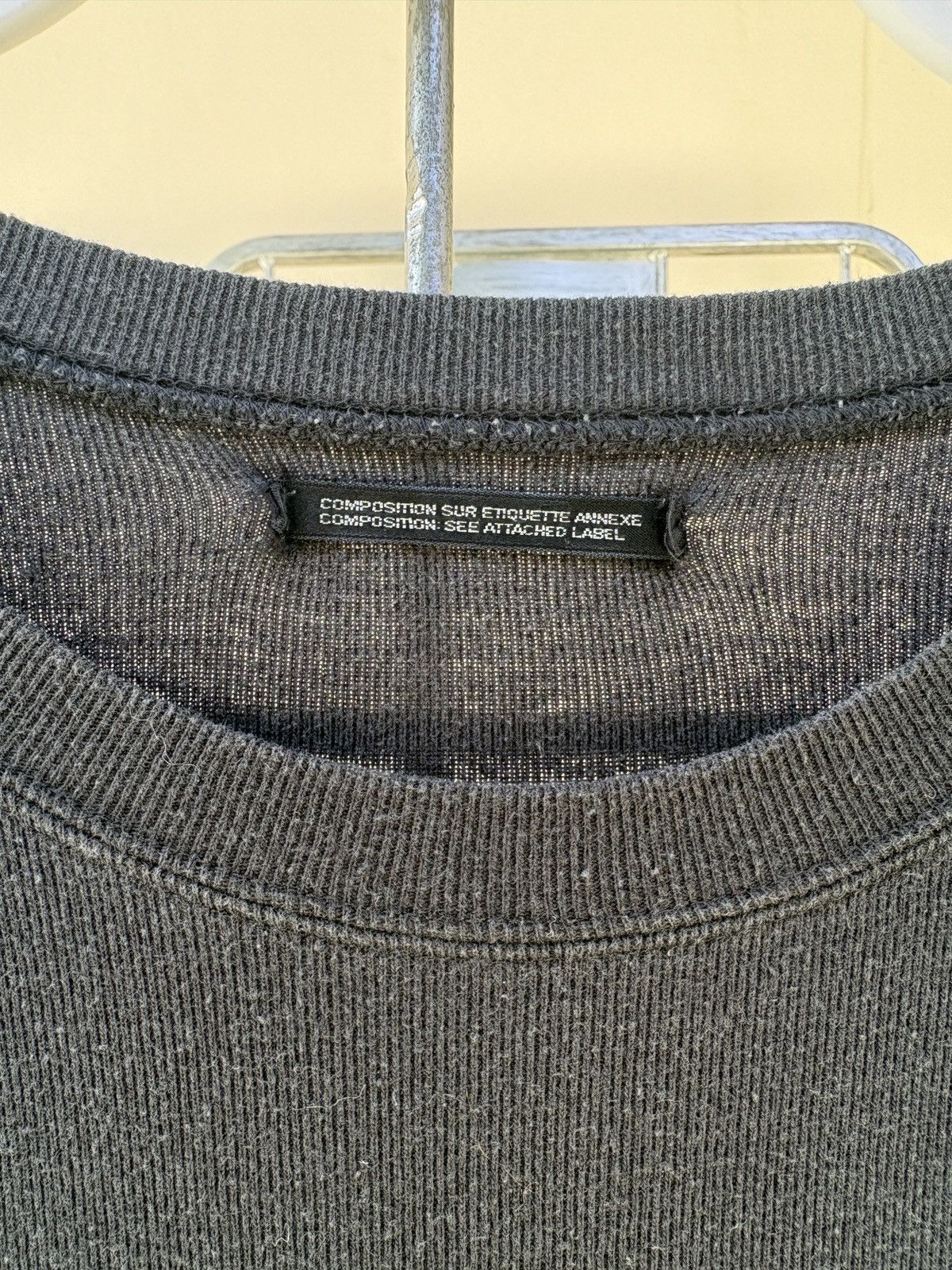 Y's Yohji Yamamoto long sleeve black T-shirt
