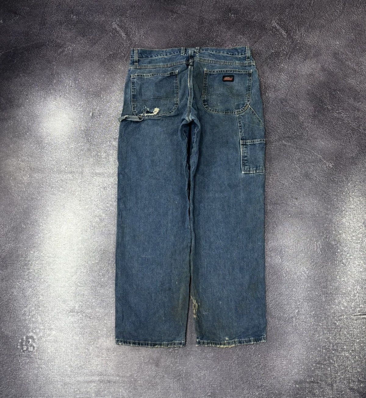 Dickies Vintage Dickies Workwear USA Blue Utility Work Denim Jeans Size US 36 / EU 52 - 1 Thumbnail