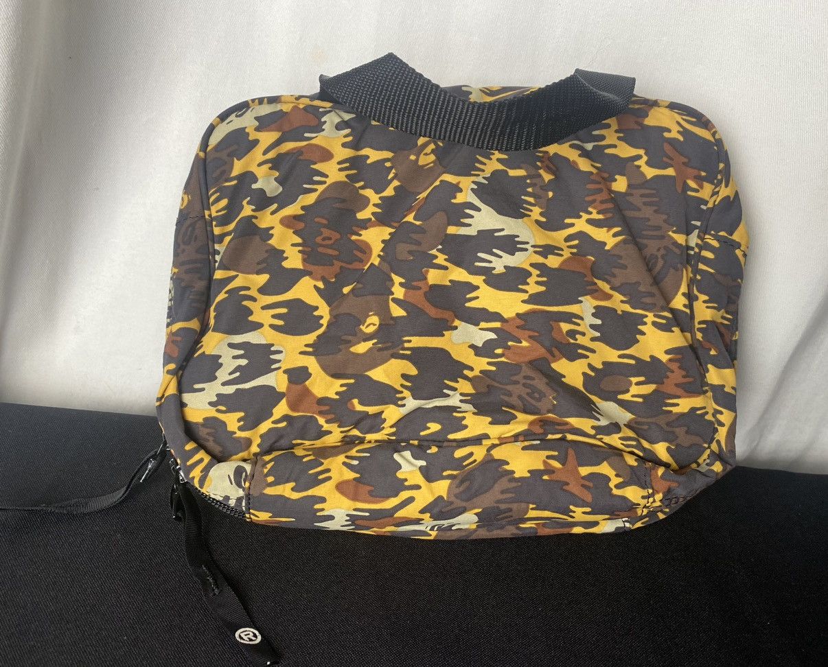 Bape A Bathing Ape (Bape) Orange Animal Print Toiletries Bag Size ONE SIZE - 2 Thumbnail
