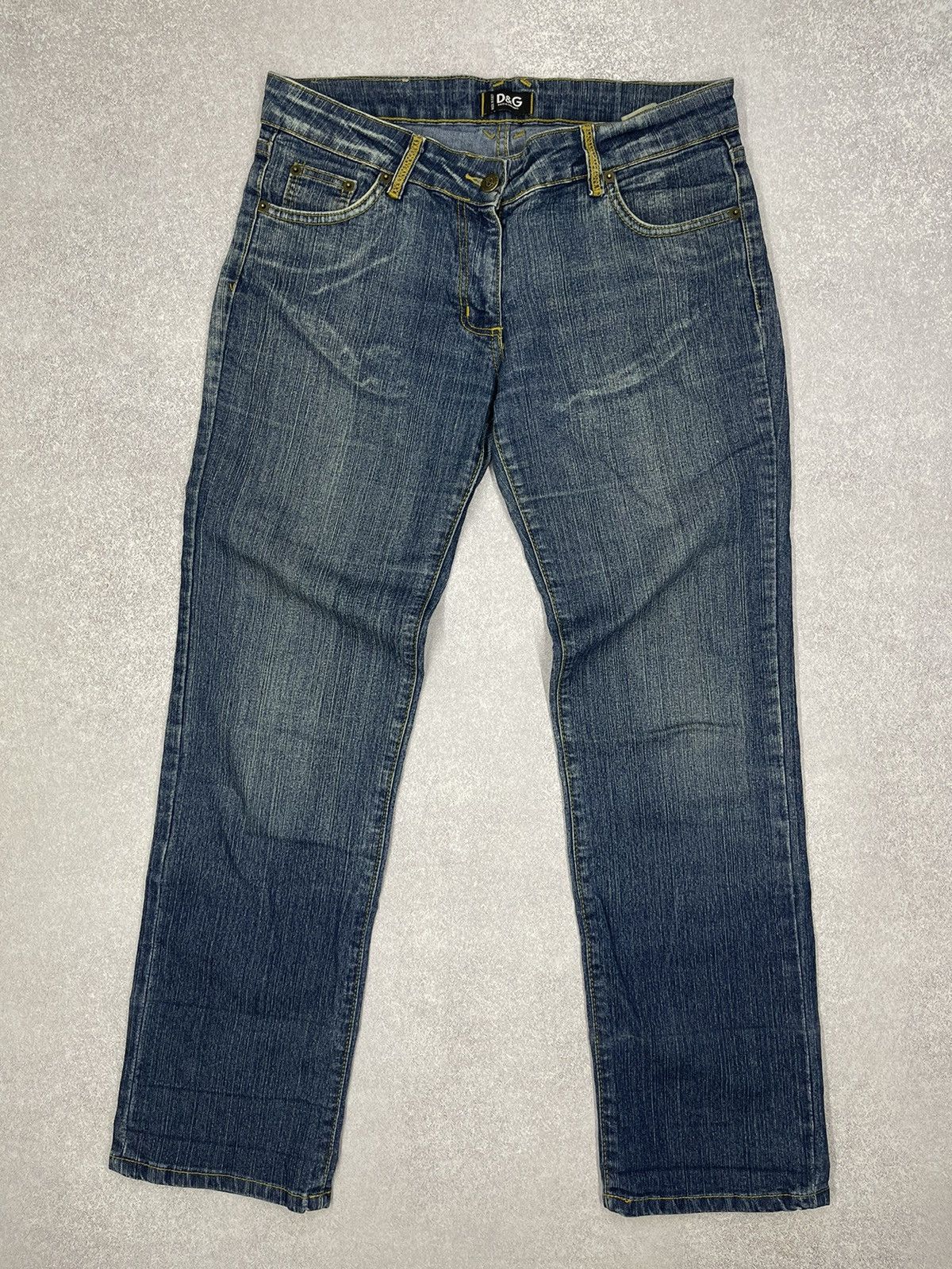 Dolce & Gabbana Vintage Dolce Gabbana Denim Jeans Big Logo Made in Italy Size 34" / US 12 / IT 48 - 7 Thumbnail