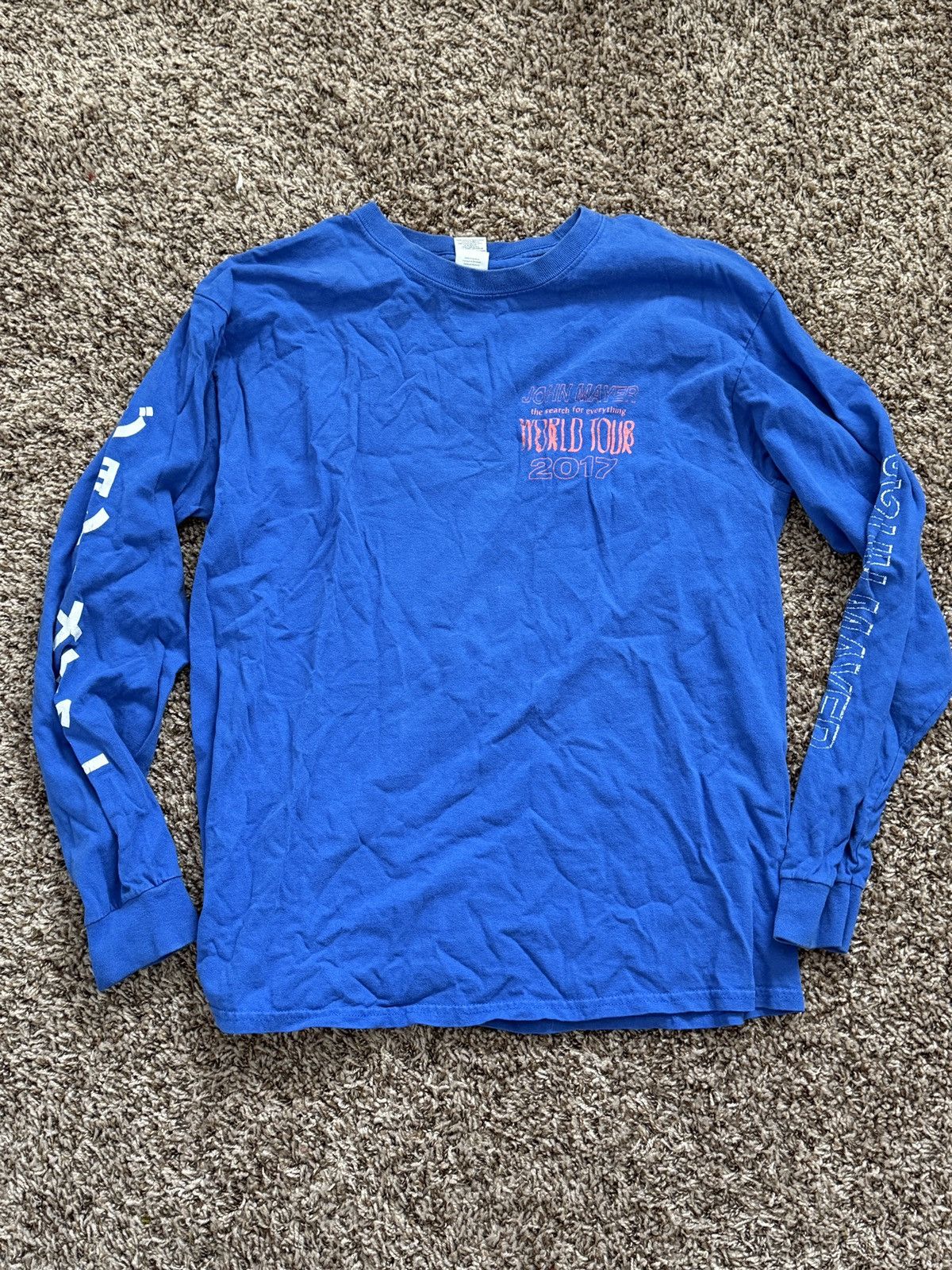 John Mayer John Mayer 2017 Tour Tee Size US L / EU 52-54 / 3 - 1 Thumbnail