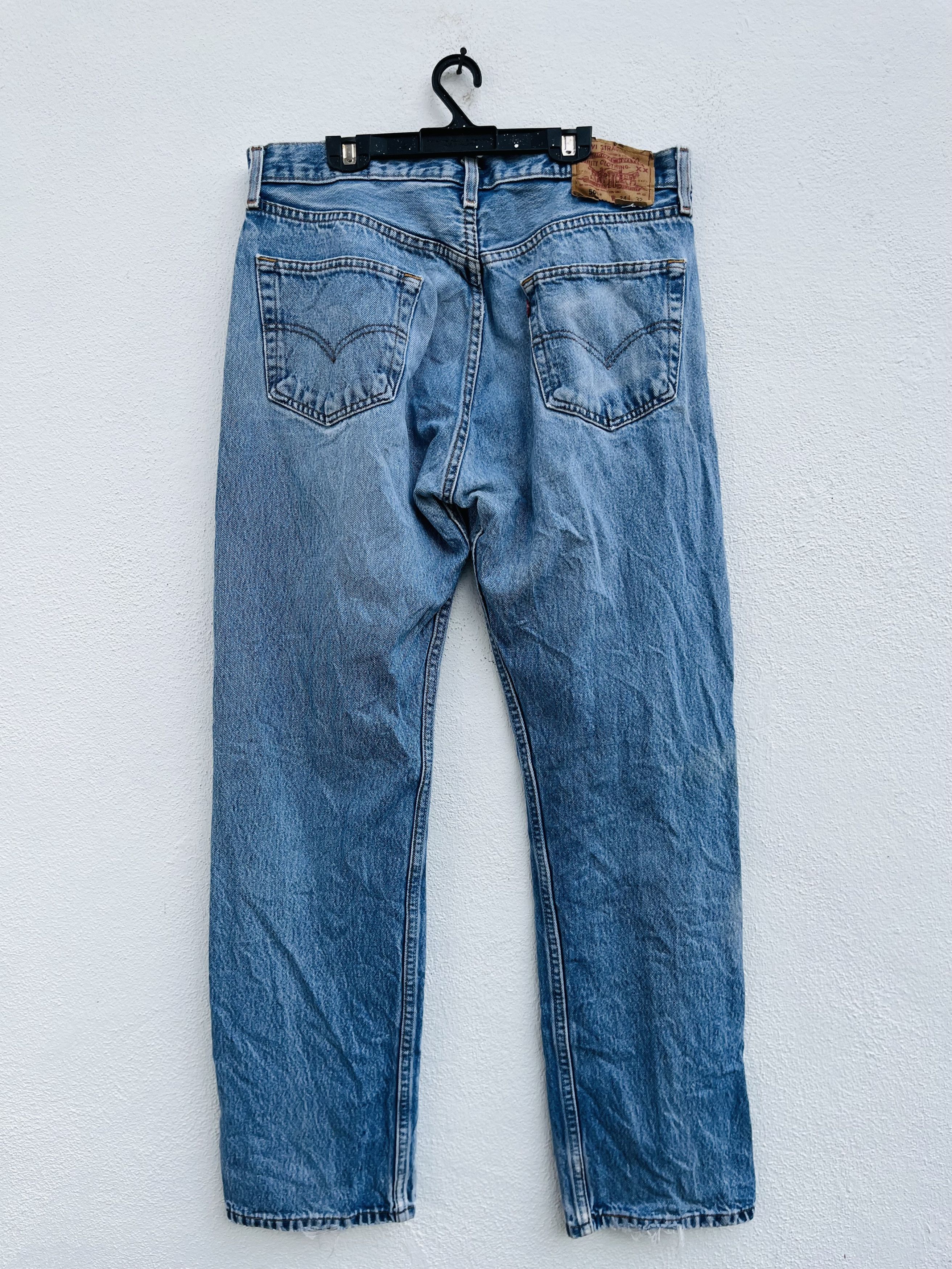 Levi's Vintage Clothing × Vintage Vintage 90s Levis Distressed Kurt Cobain Fashion Style Size US 33 - 2 Thumbnail