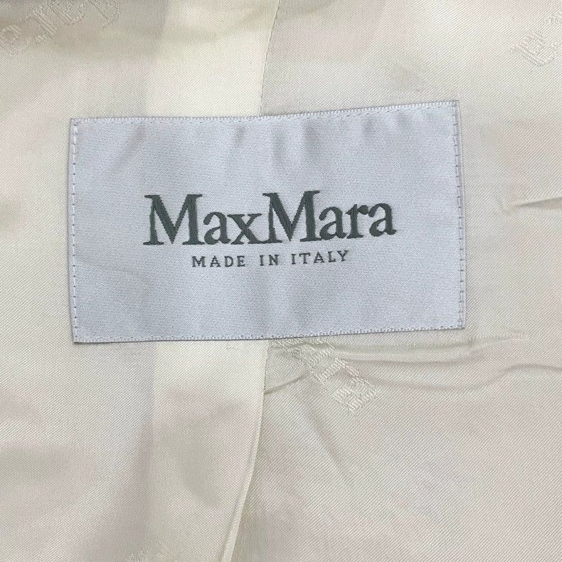 Max Mara Max Mara Lapel double-breasted off-white alpaca-wool teddy Size XS / US 0-2 / IT 36-38 - 6 Thumbnail