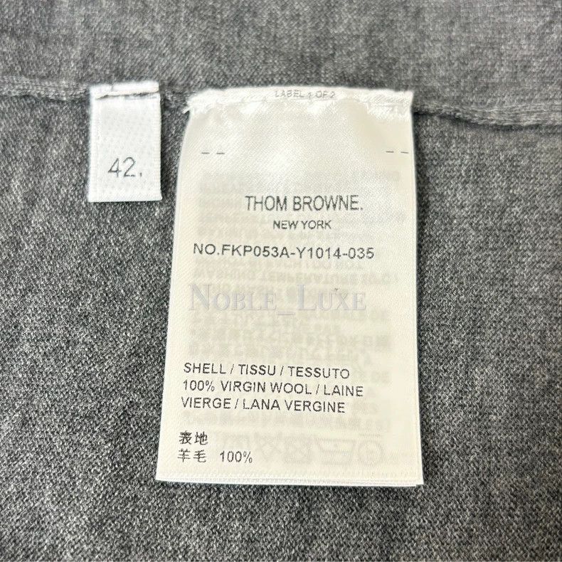 Thom Browne Thom Browne Gray Polo collar short sleeves Size US XS / EU 42 / 0 - 5 Thumbnail