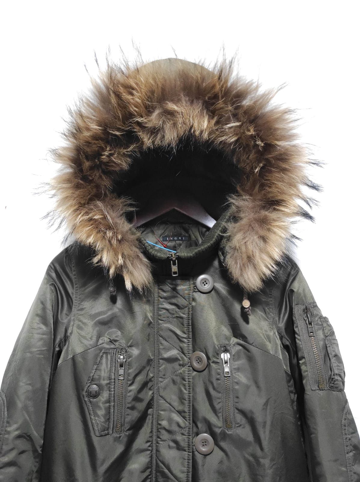 Japanese Brand INGNI double zip fur hoodie parka jacket ifsix LGB style Size US S / EU 44-46 / 1 - 7 Thumbnail