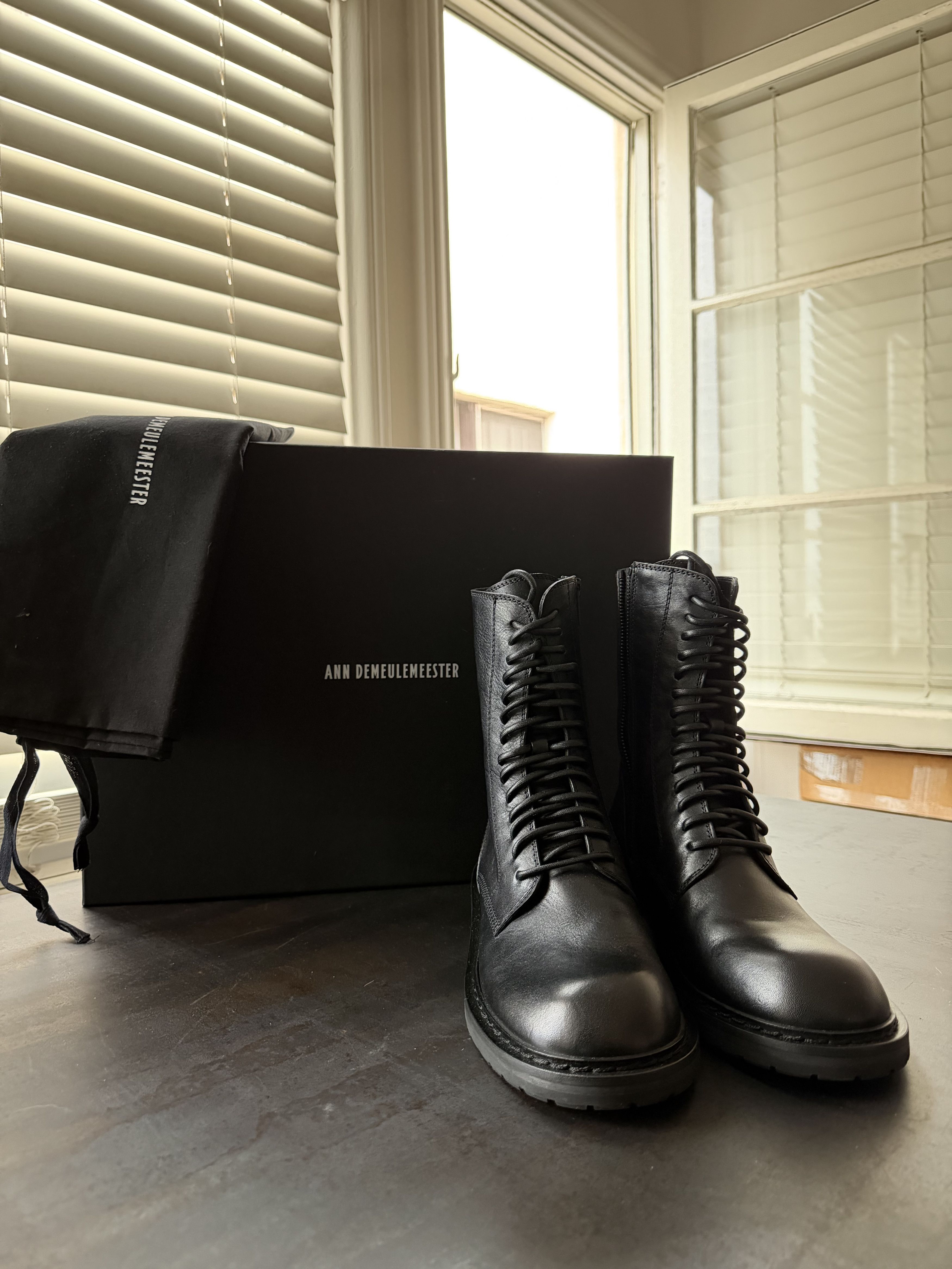 Ann Demeulemeester BRAND NEW DANNY ANKLE BOOTS Size US 6 / EU 39 - 2 Thumbnail