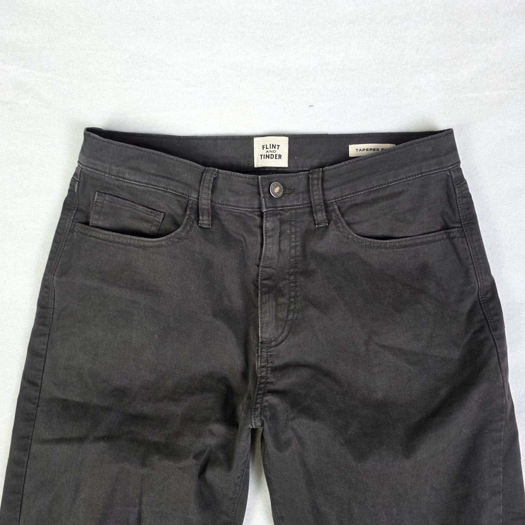 Flint And Tinder Flint And Tinder Tapered Pants Mens 30x30 Gray 5 Pocket Chino Stretch Twill Size US 30 / EU 46 - 4 Thumbnail