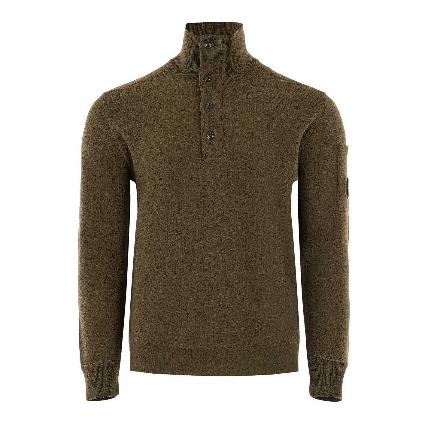 C.P. Company o1g2r1mq0426 Crew Neck Jumper in Ivy Green Size US S / EU 44-46 / 1 - 1 Thumbnail
